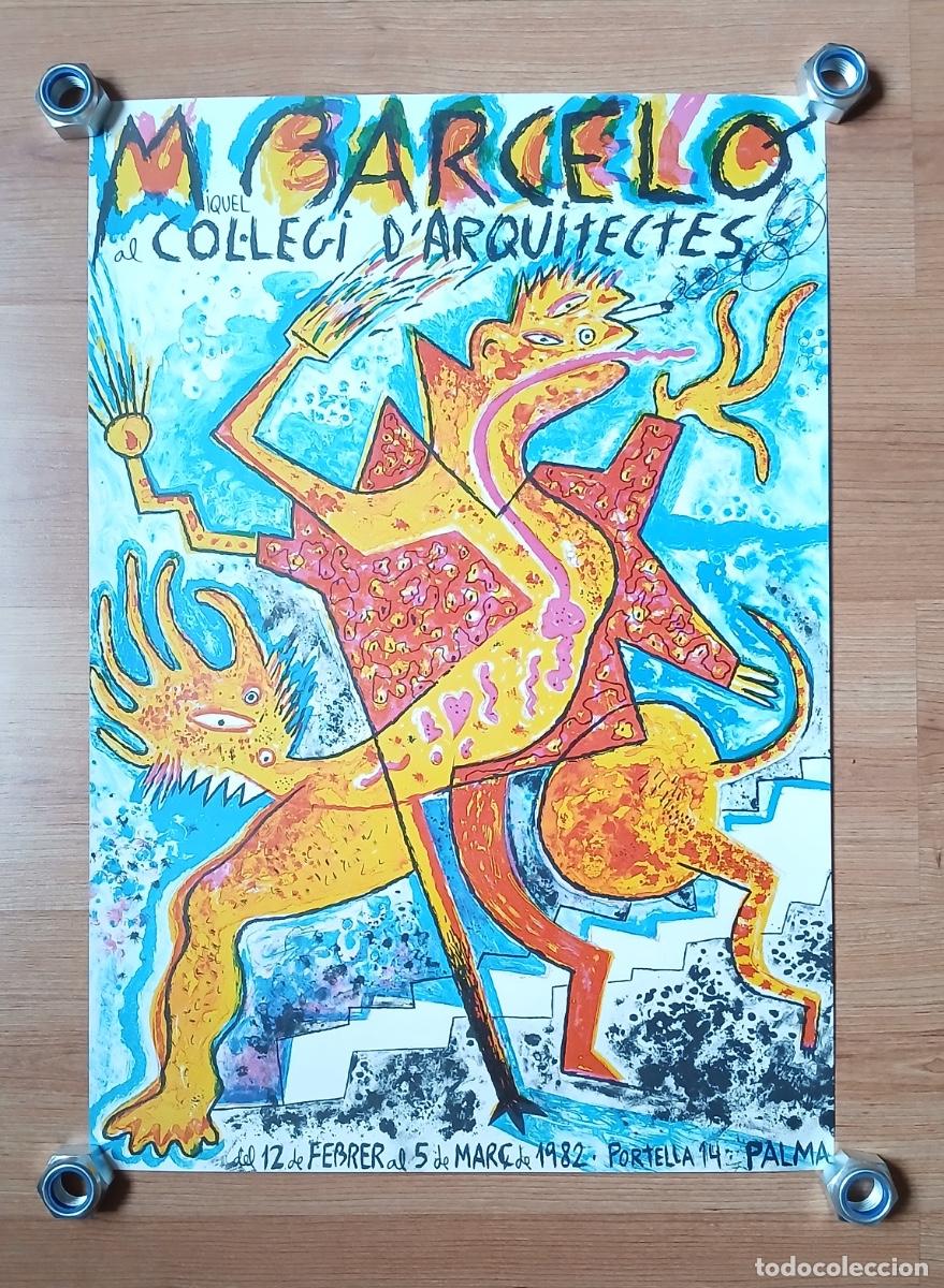 Otros objetos de arte: Cartel Miquel Barcel&oacute; 1982 - Foto 1