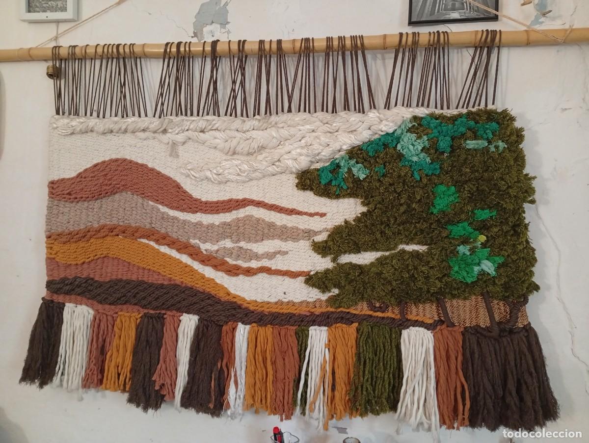 Otros objetos de arte: Tapiz textil del &uacute;ltimo tercio del siglo XX. - Foto 2