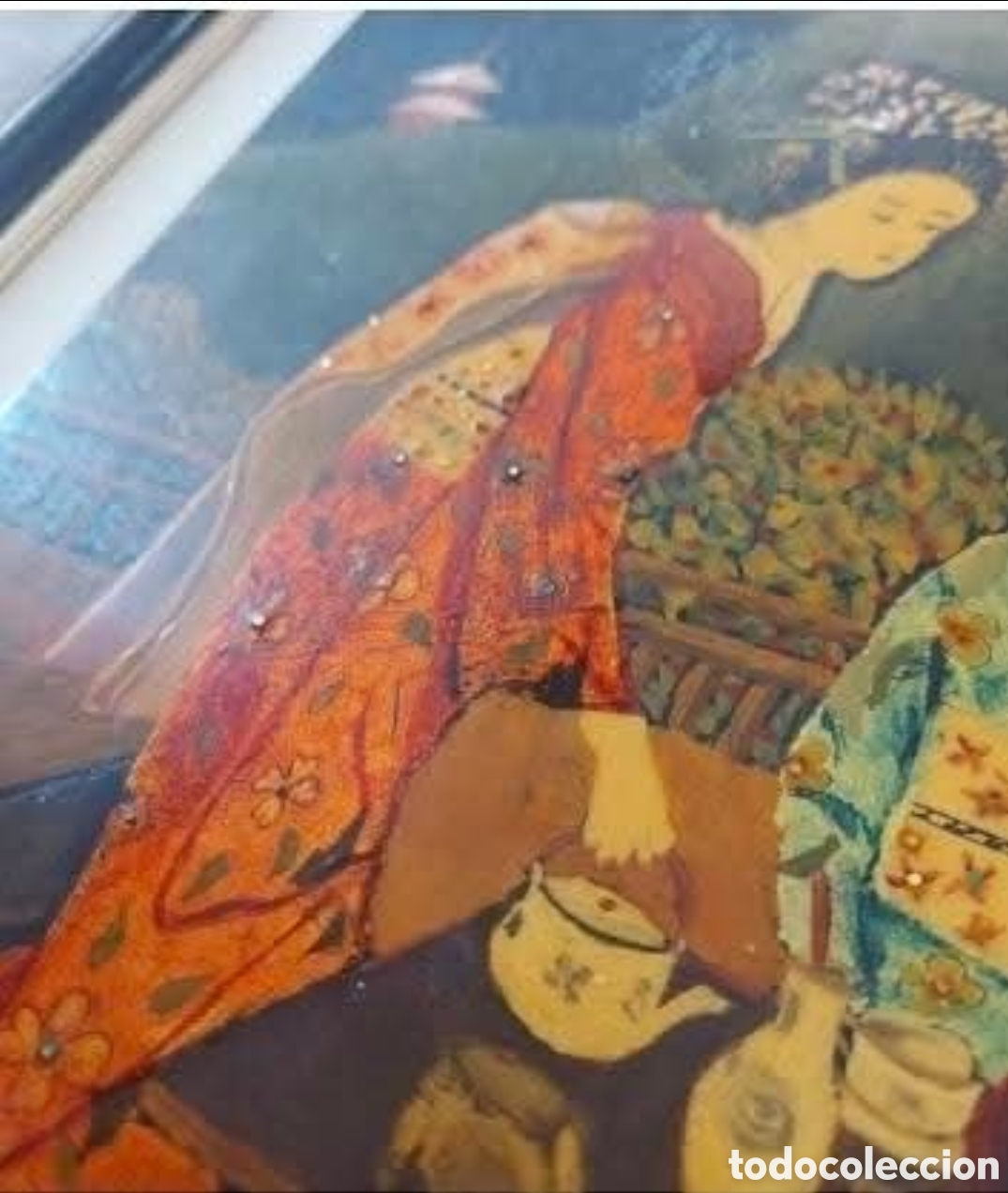 Otros objetos de arte: Jap&oacute;n Seda 50 Pan Oro - Foto 2