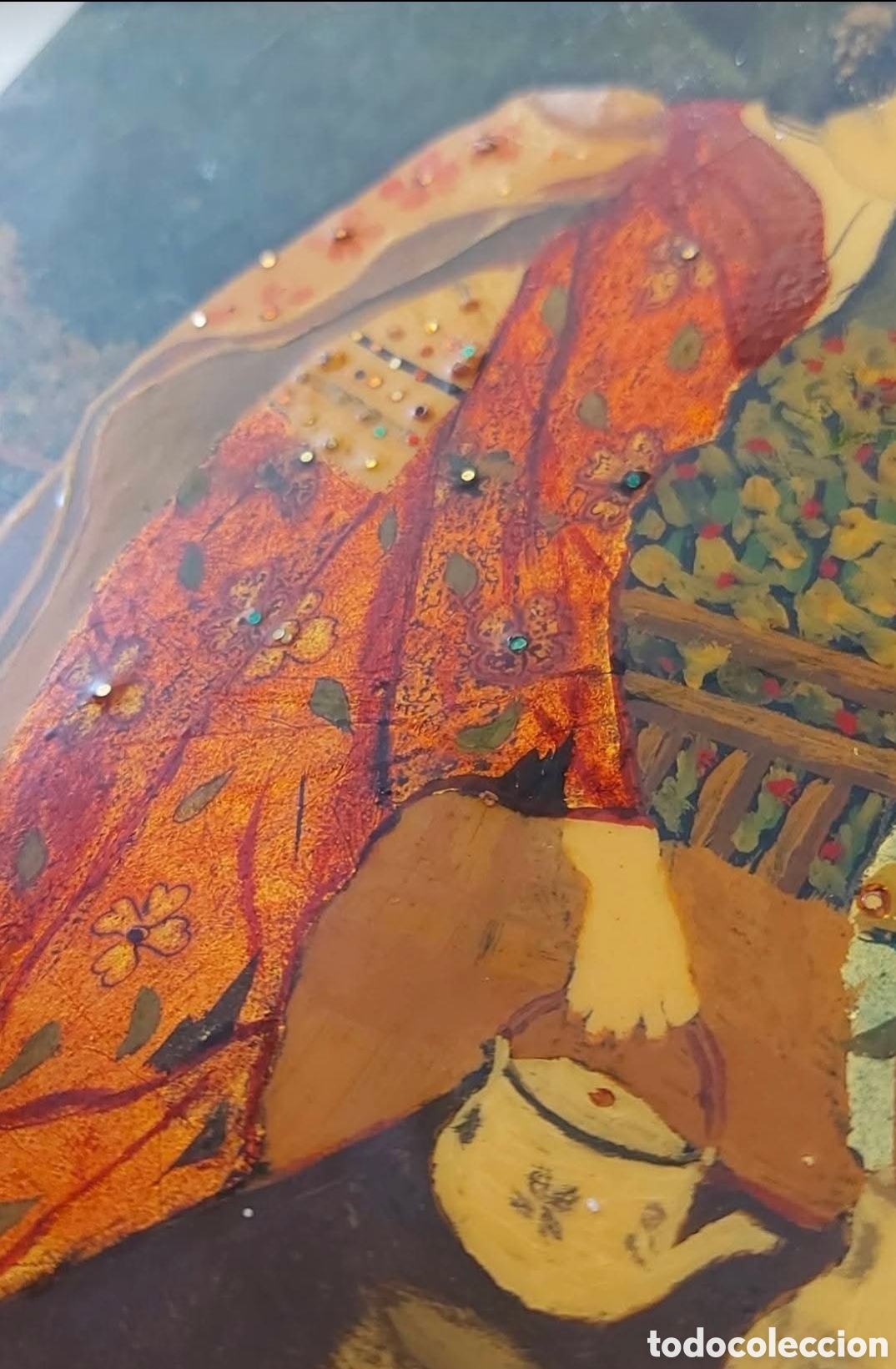 Otros objetos de arte: Jap&oacute;n Seda 50 Pan Oro - Foto 3