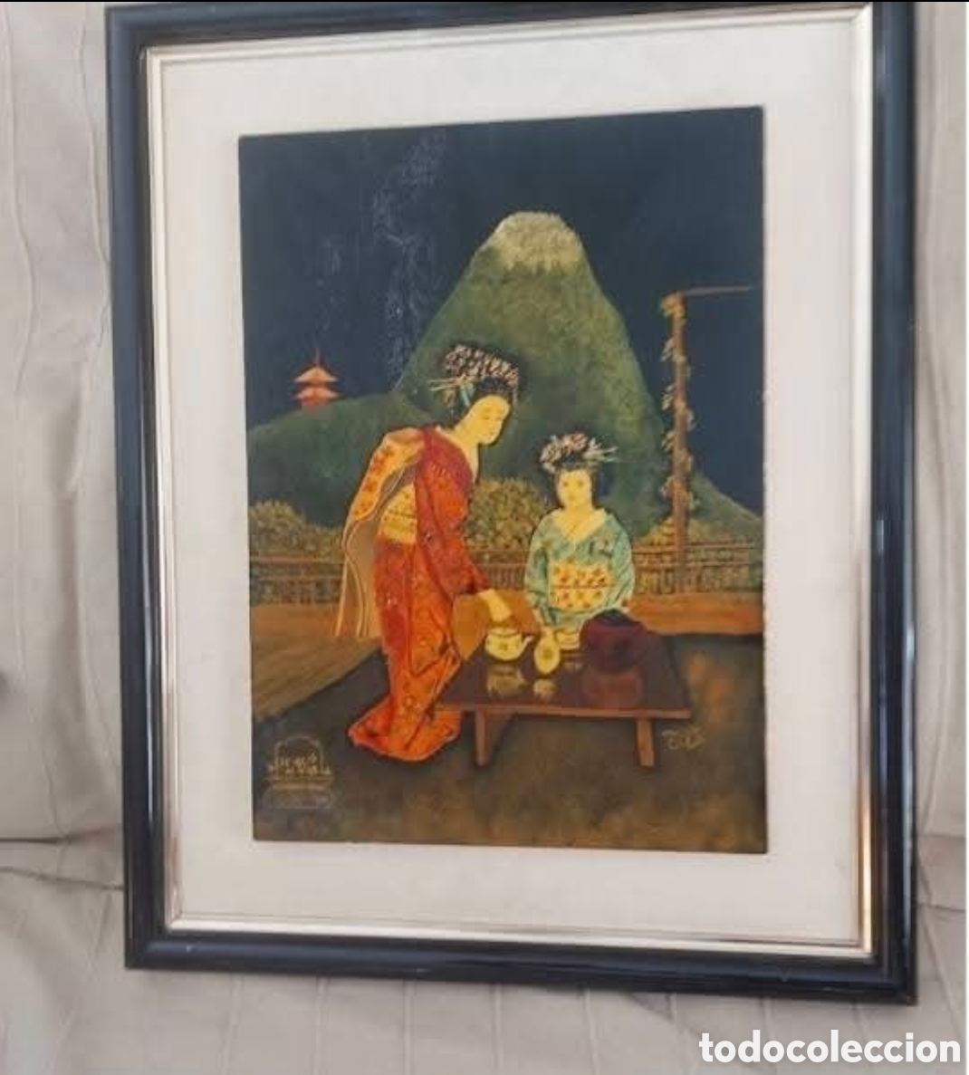 Otros objetos de arte: Jap&oacute;n Seda 50 Pan Oro - Foto 1