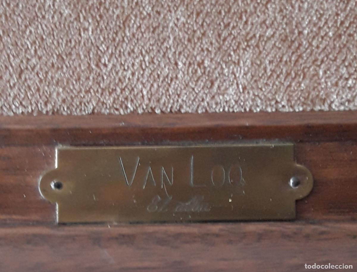 Otros objetos de arte: CUADRO ESMALTADO AL FUEGO...VAN LOO...CON MARCO DE MADERA. - Foto 2