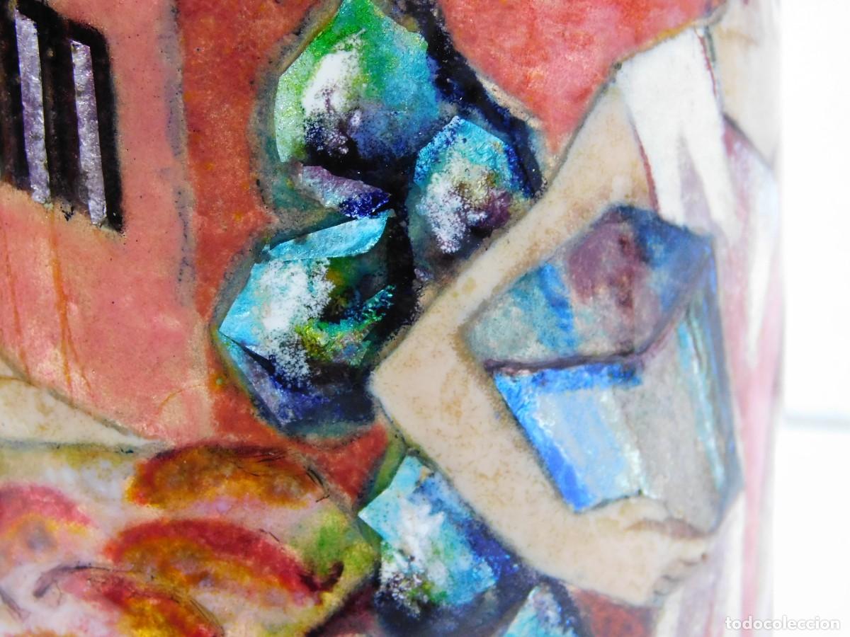 Otros objetos de arte: JARRON DE COBRE ESMALTADO - P. R. FRANCESCH - Foto 5