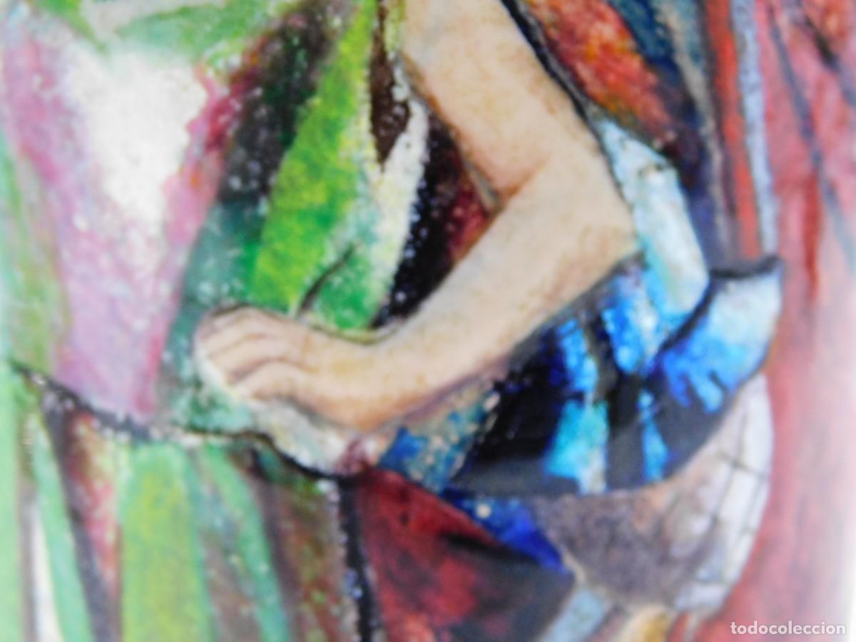 Otros objetos de arte: JARRON DE COBRE ESMALTADO - P. R. FRANCESCH - Foto 10