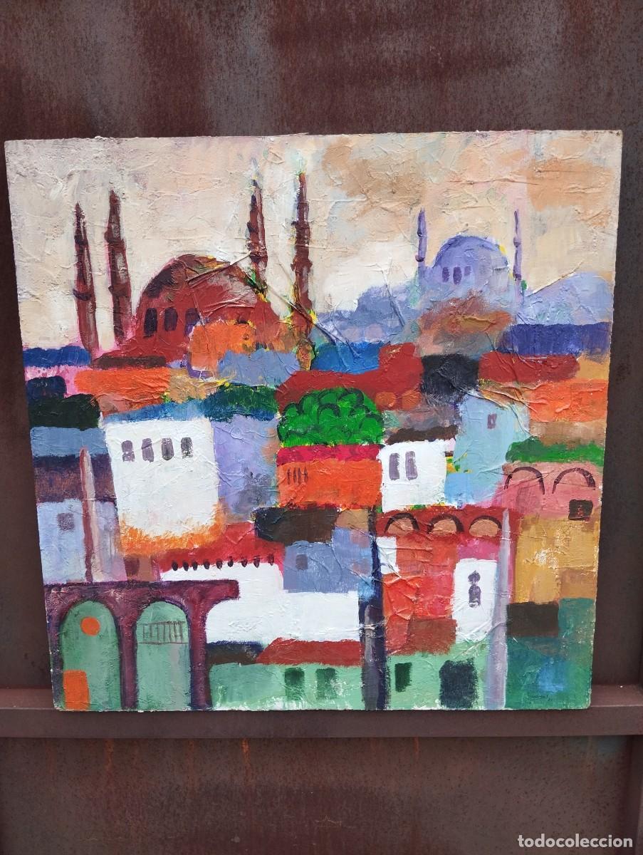 Otros objetos de arte: Cuadro pintado sobre tablero - Foto 1