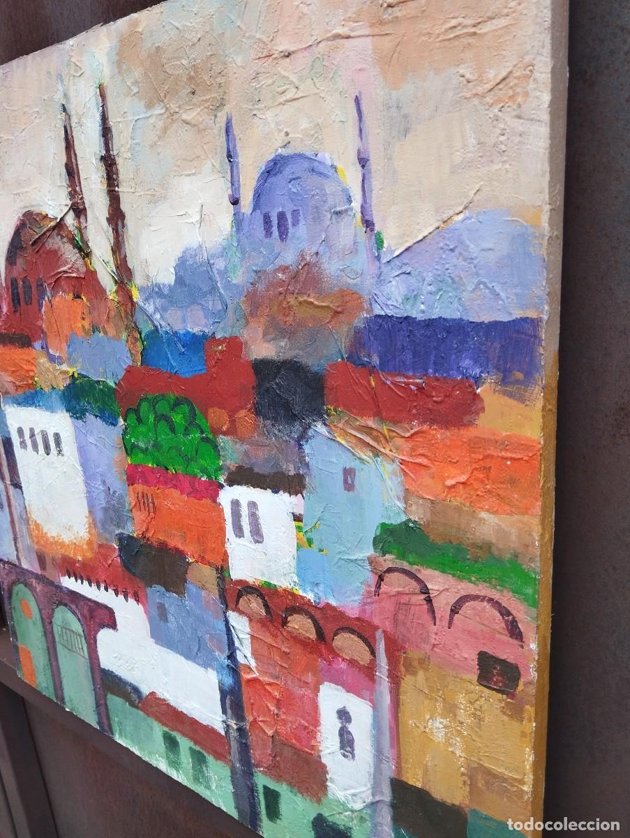 Otros objetos de arte: Cuadro pintado sobre tablero - Foto 5