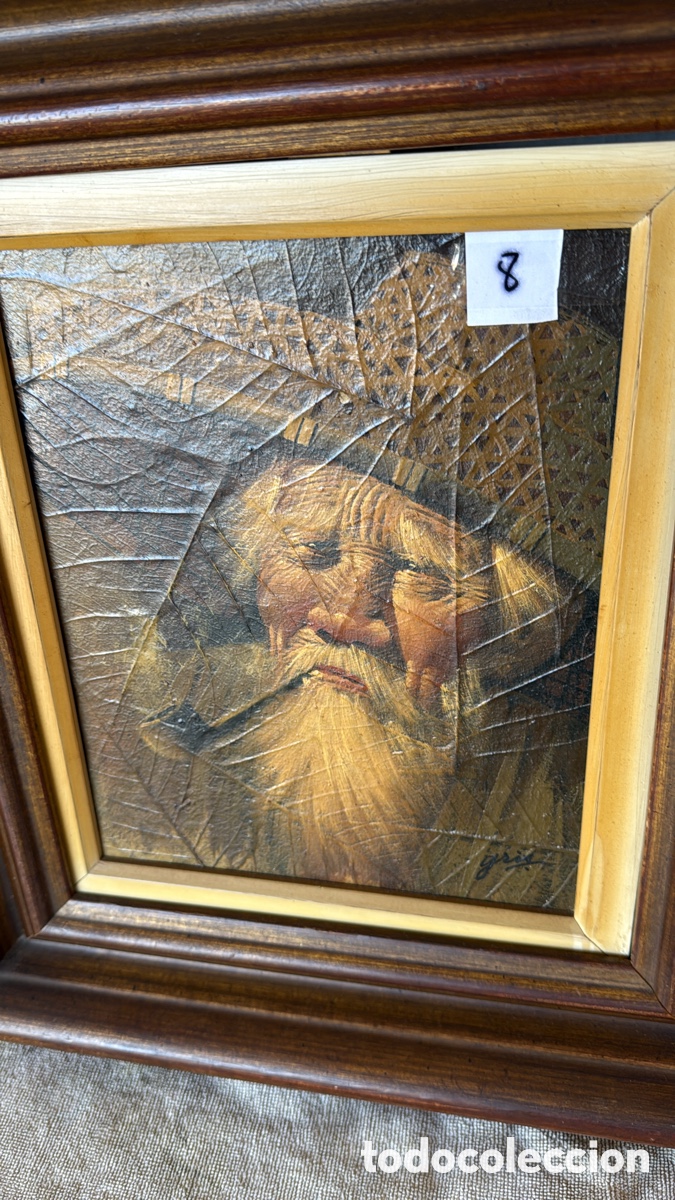 Otros objetos de arte: CUADRO ANCIANO ORIENTAL - Foto 2