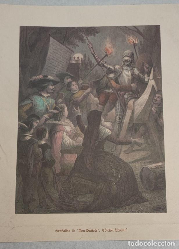 Otros objetos de arte: GRABADOS DE DON QUIJOTE EDICION FACSIMIL - Foto 2