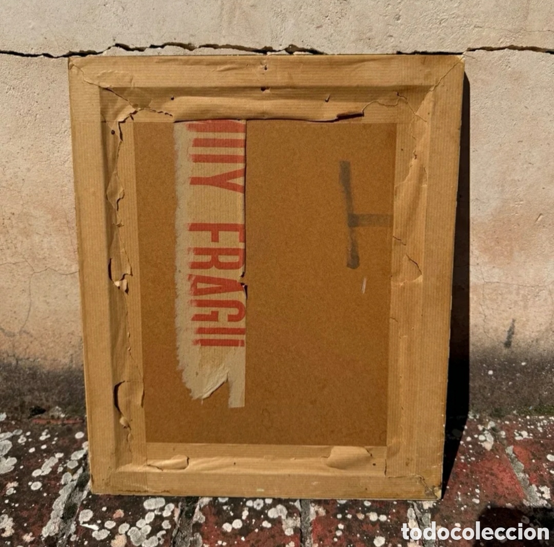 Otros objetos de arte: L&aacute;mina de ciudad enmarcada - Foto 2