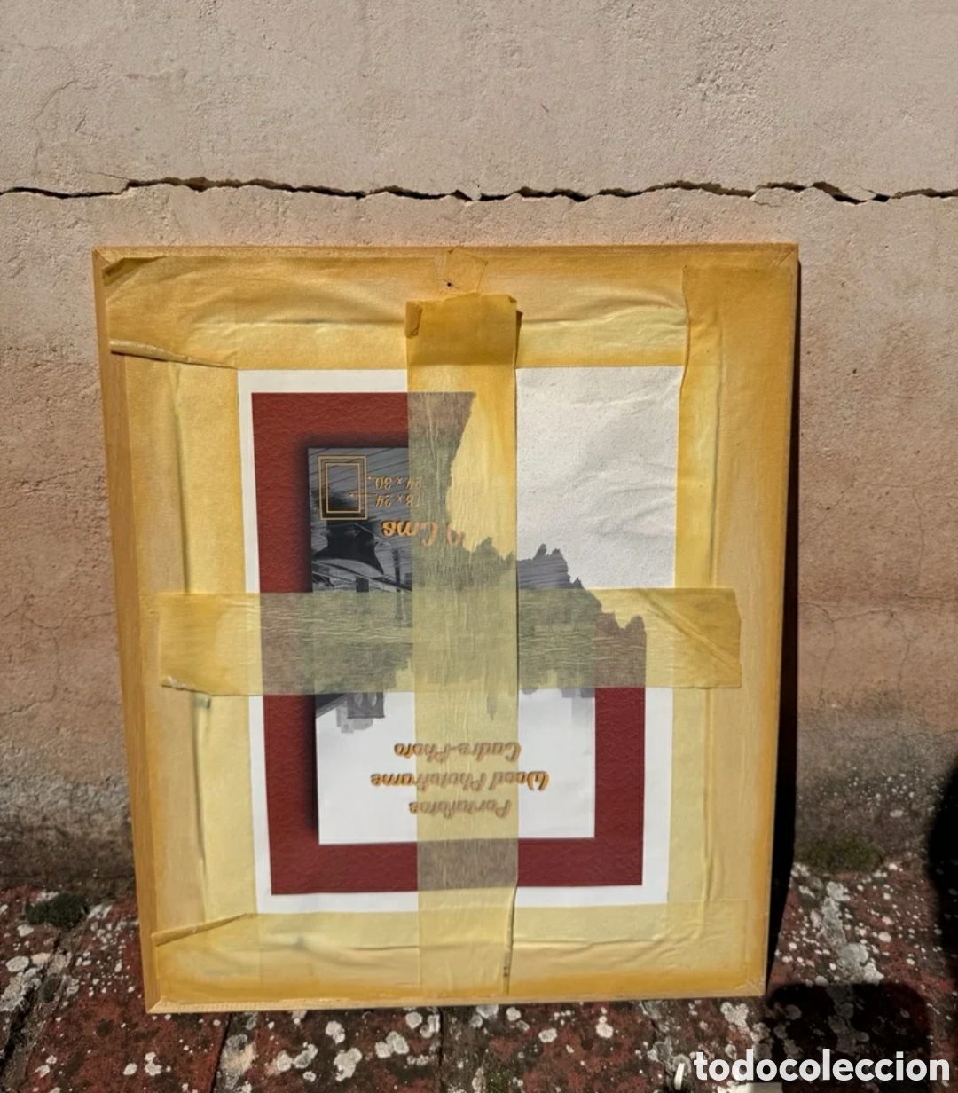 Otros objetos de arte: Cuadro infantil de ganchillo con marco de madera - Foto 2