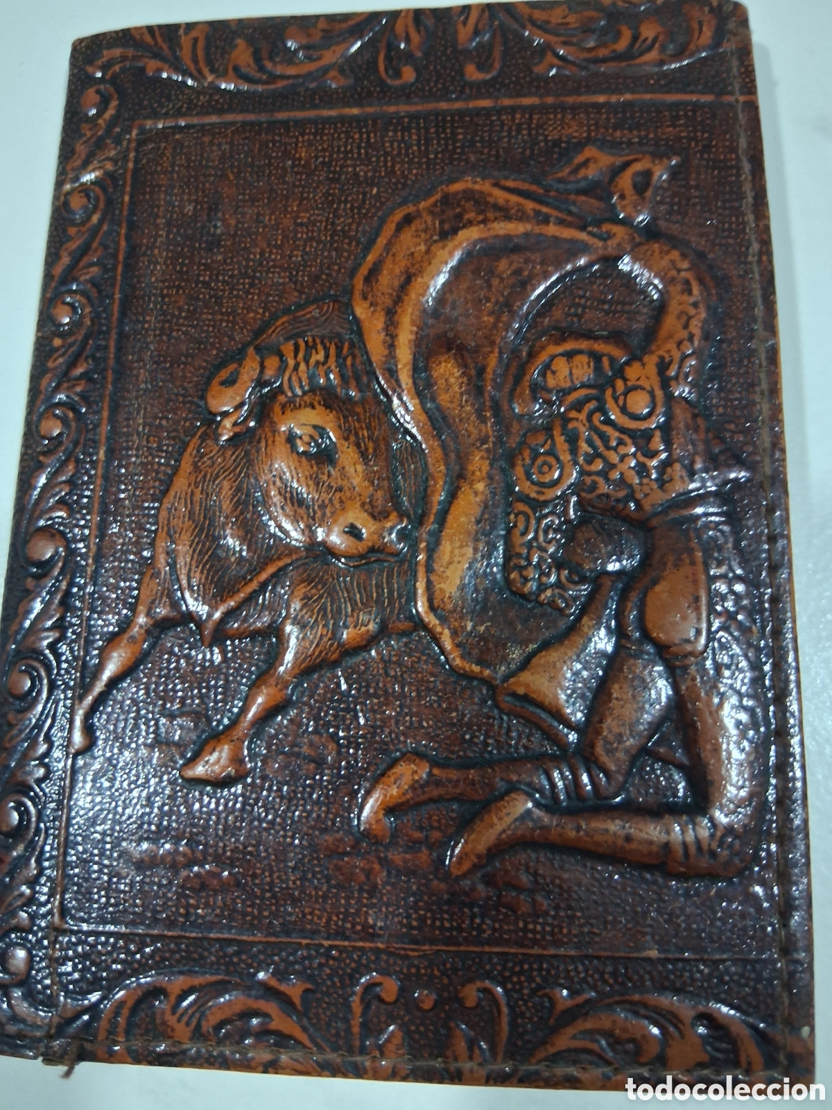 Otros objetos de arte: Cartera con imagen taurina - Foto 1