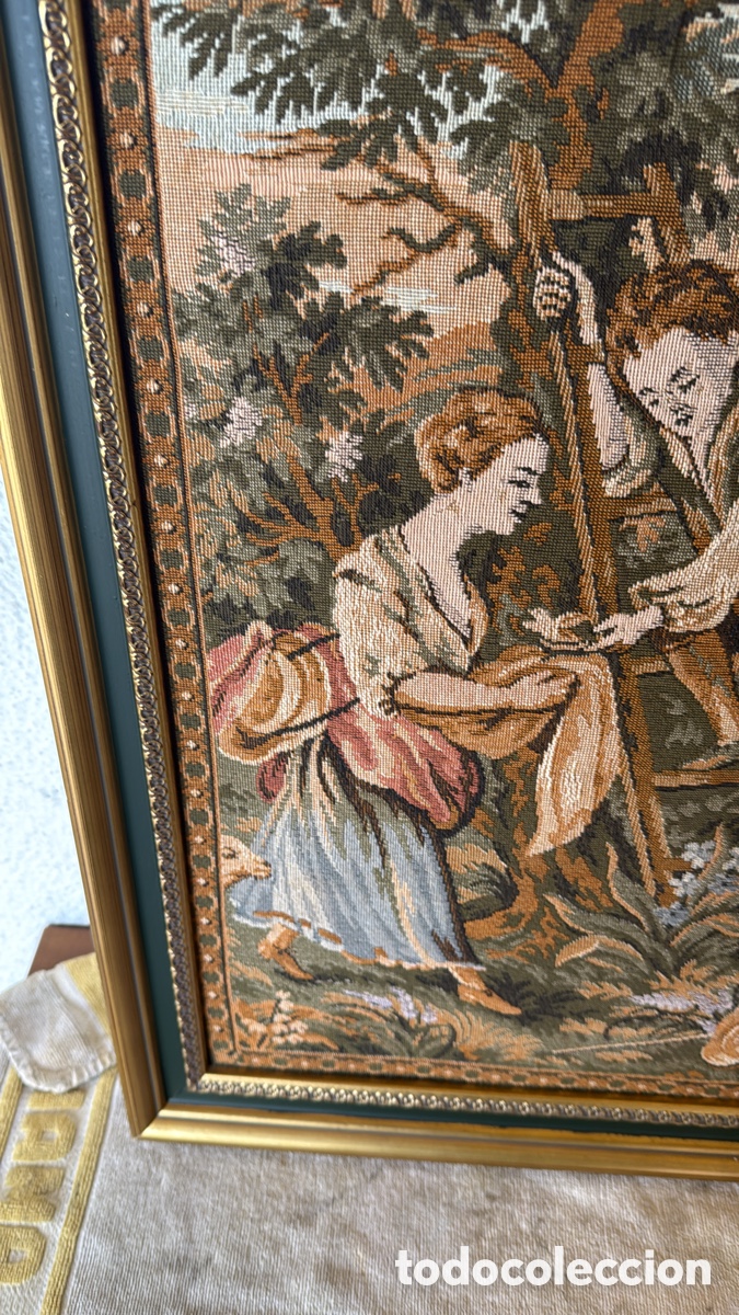 Otros objetos de arte: CUADRO PETI PUA ESCENA VENDIMIA - Foto 4