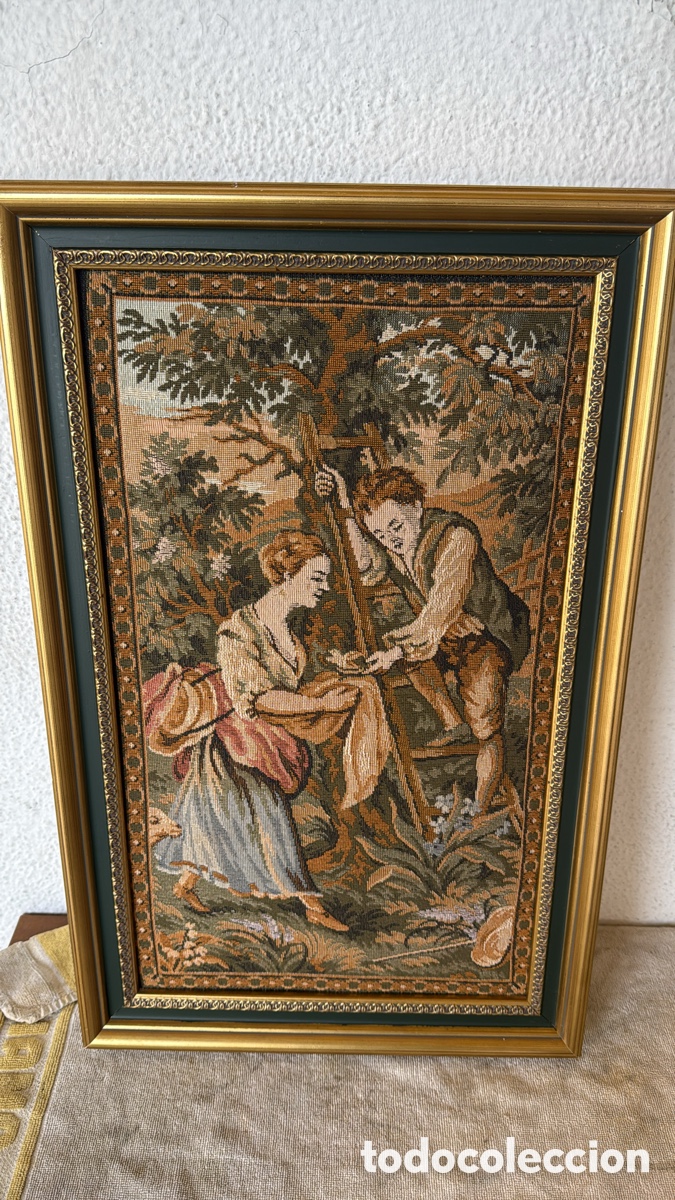 Otros objetos de arte: CUADRO PETI PUA ESCENA VENDIMIA - Foto 1