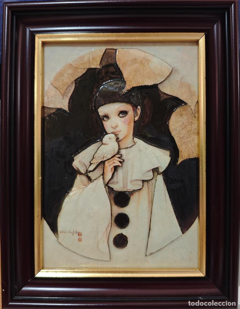 Otros objetos de arte: DOS DIBUJOS EN RELIEVE ARLEQUIN - Foto 2