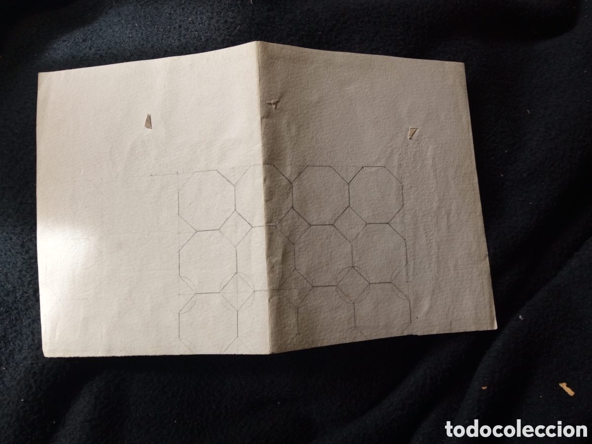 Otros objetos de arte: Antiguo Collage de 1918, mide 21,9x13,3 cm - Foto 5