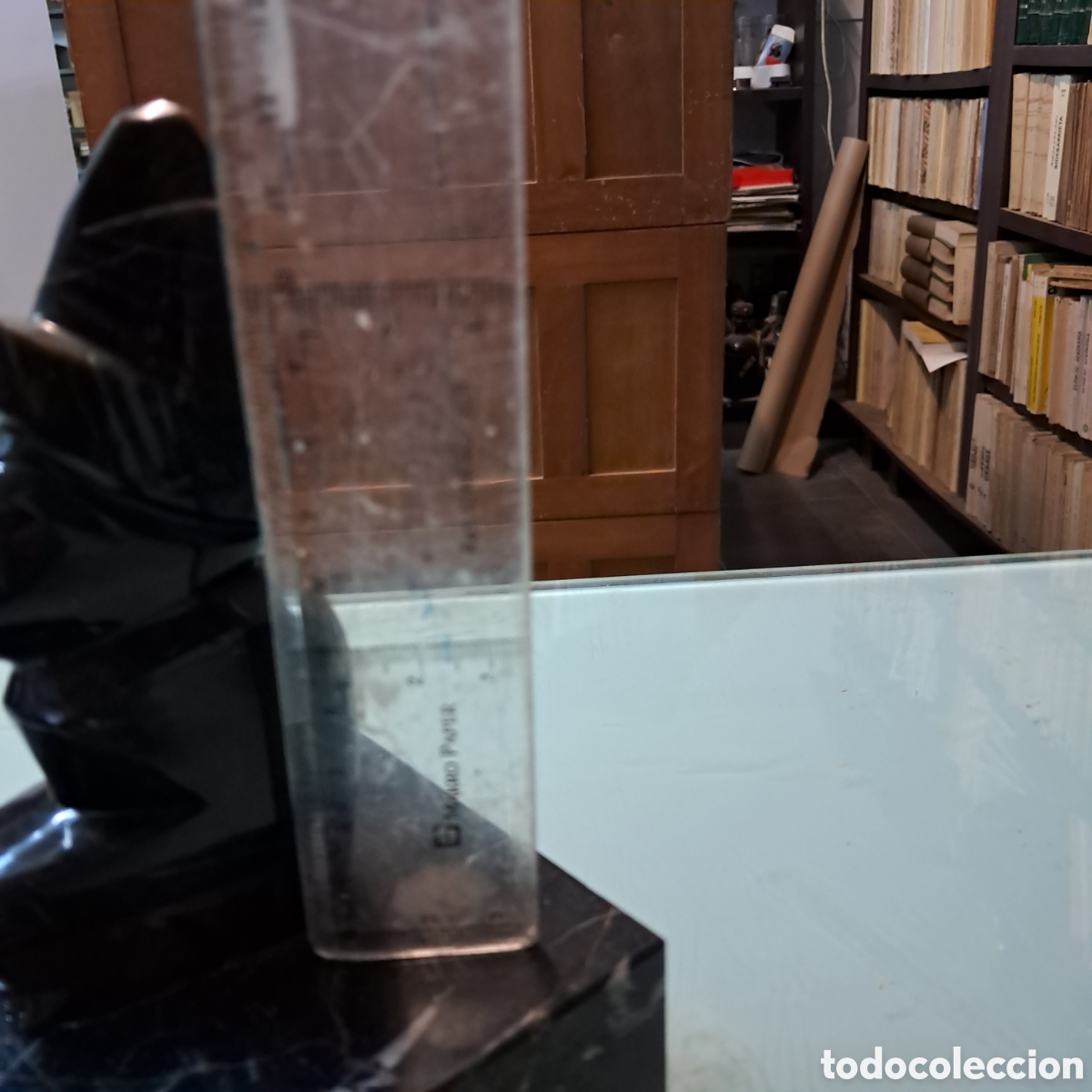 Otros objetos de arte: Figura de totem nativo en onix - Foto 4