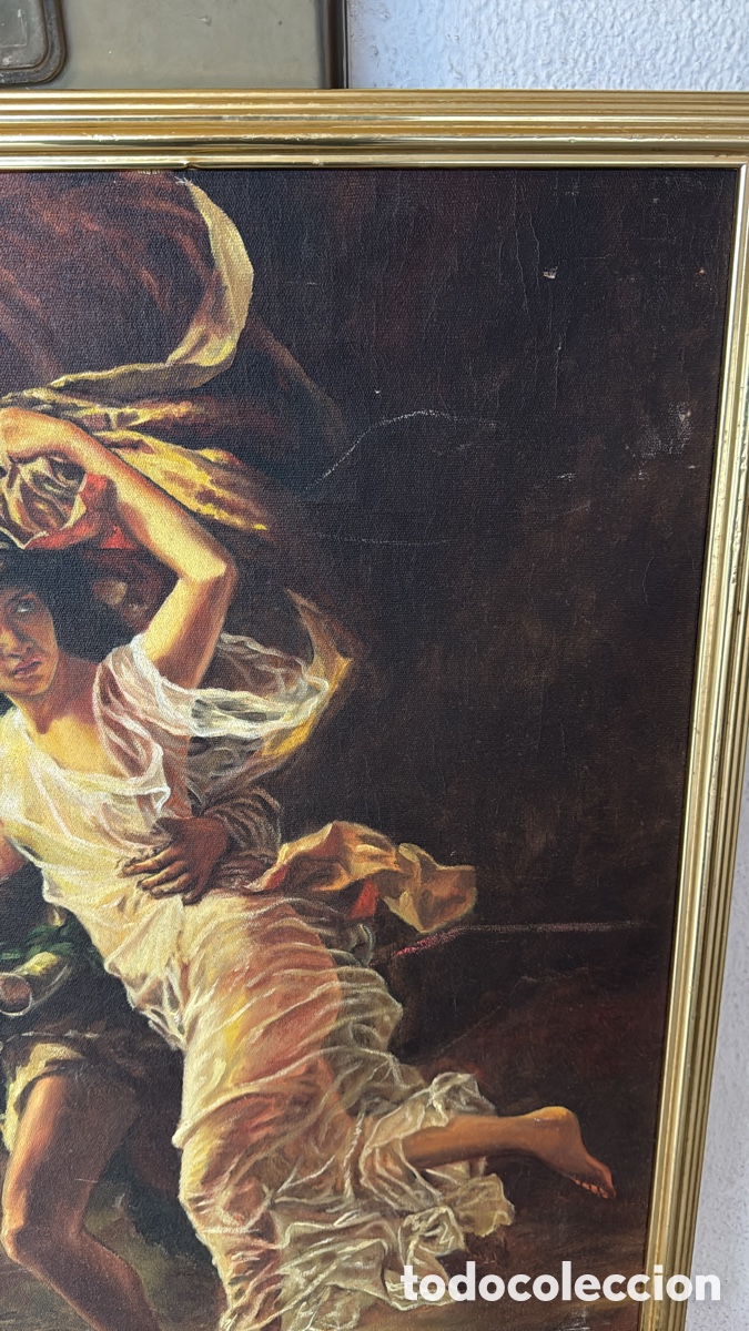 Otros objetos de arte: CUADRO LA TEMPESTAD IMPRESI&Oacute;N - Foto 3