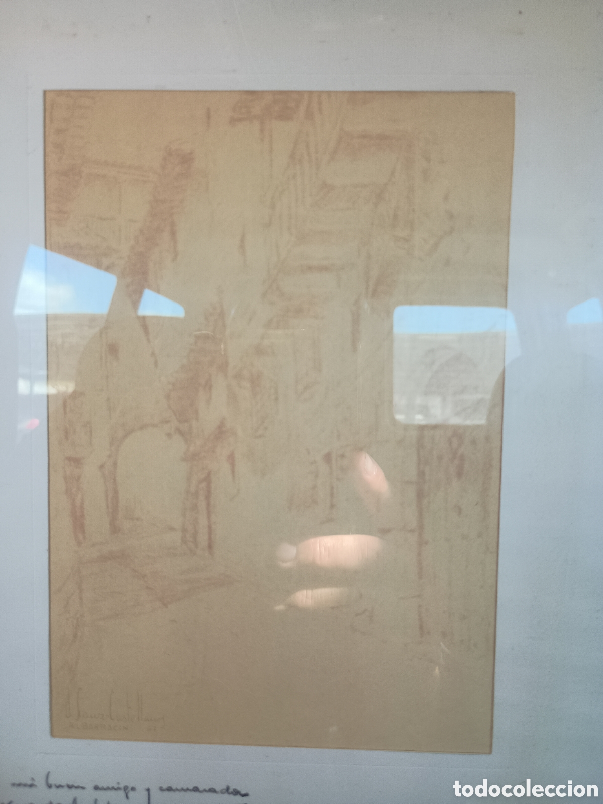 Otros objetos de arte: Cuadro firmado y dedicado - Foto 2