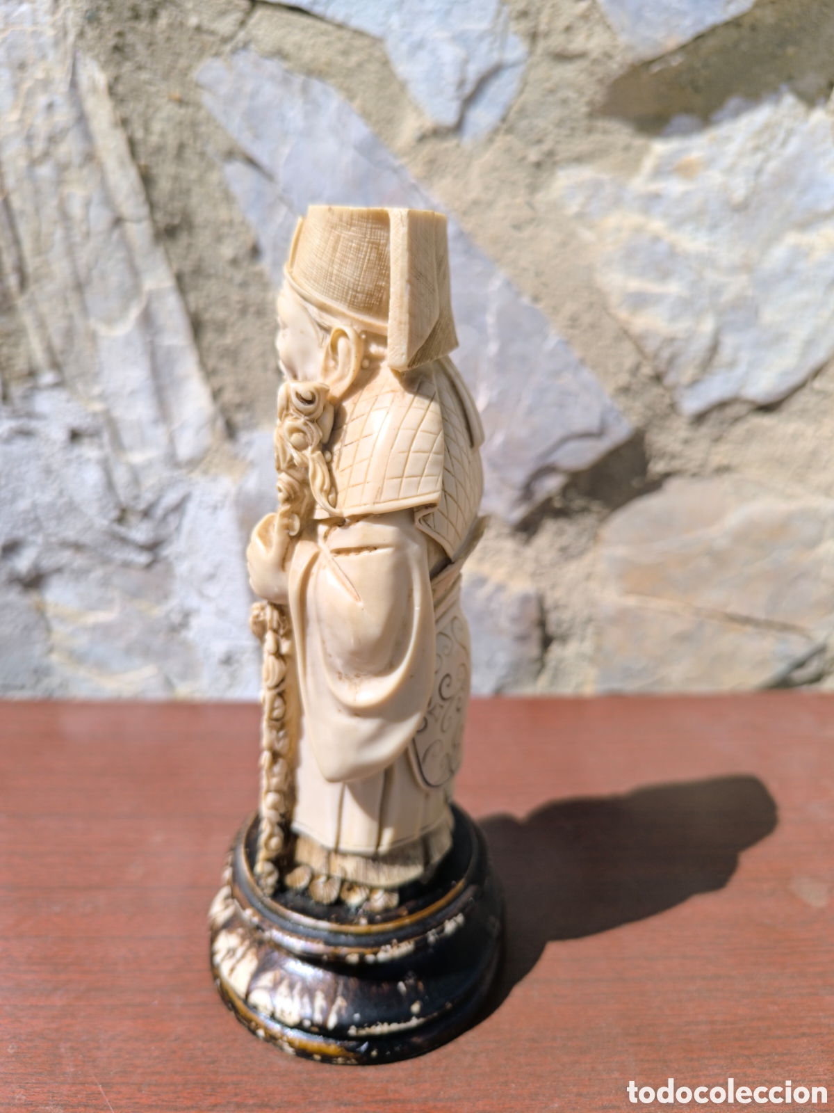 Otros objetos de arte: Figura sabio oriental 24cm - Foto 2