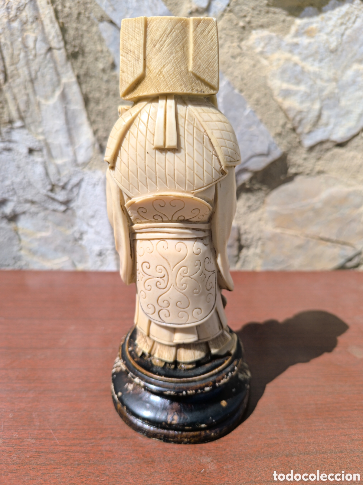 Otros objetos de arte: Figura sabio oriental 24cm - Foto 3