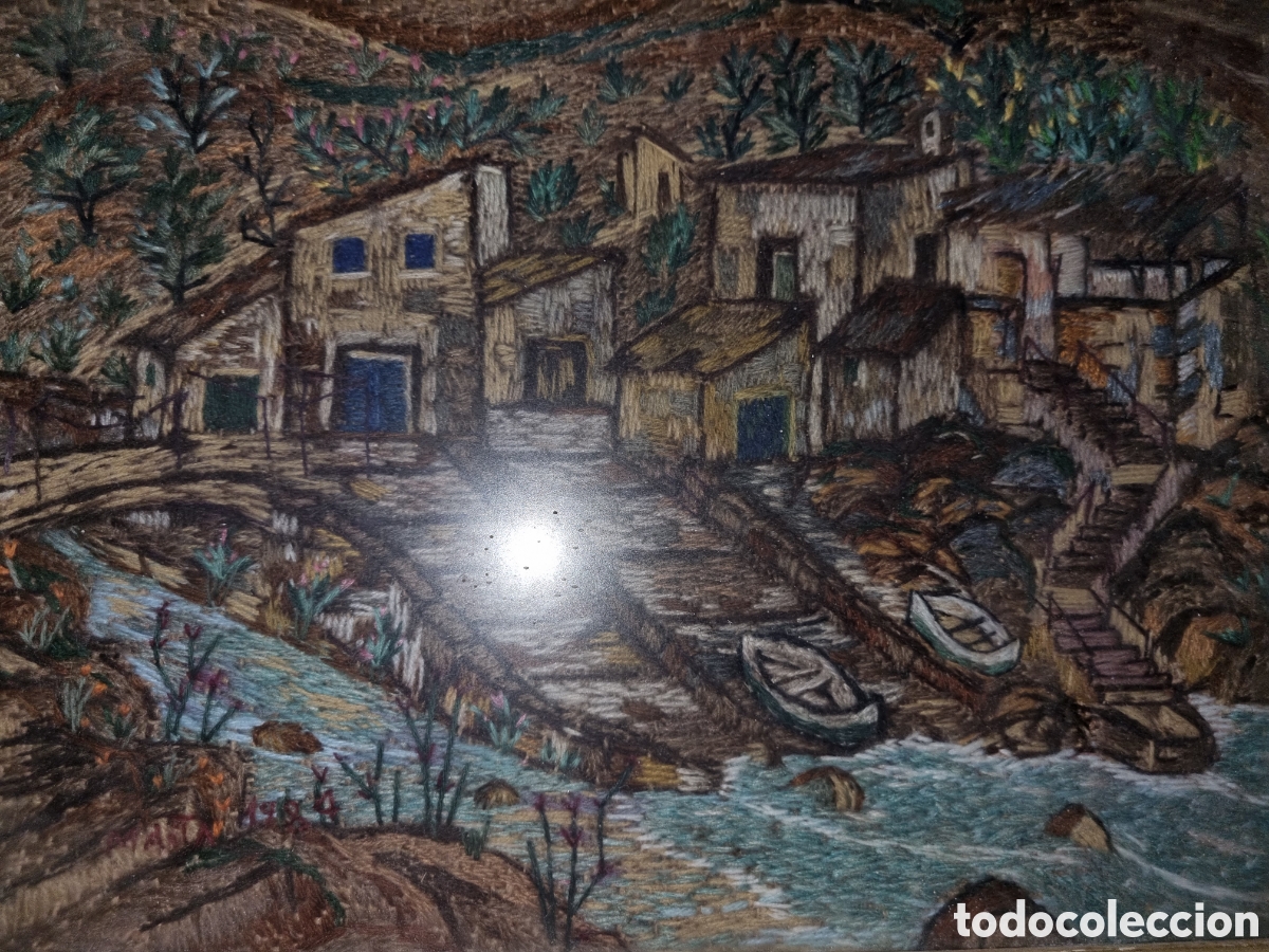 Otros objetos de arte: BORDADO ENMARCADO... - Foto 2
