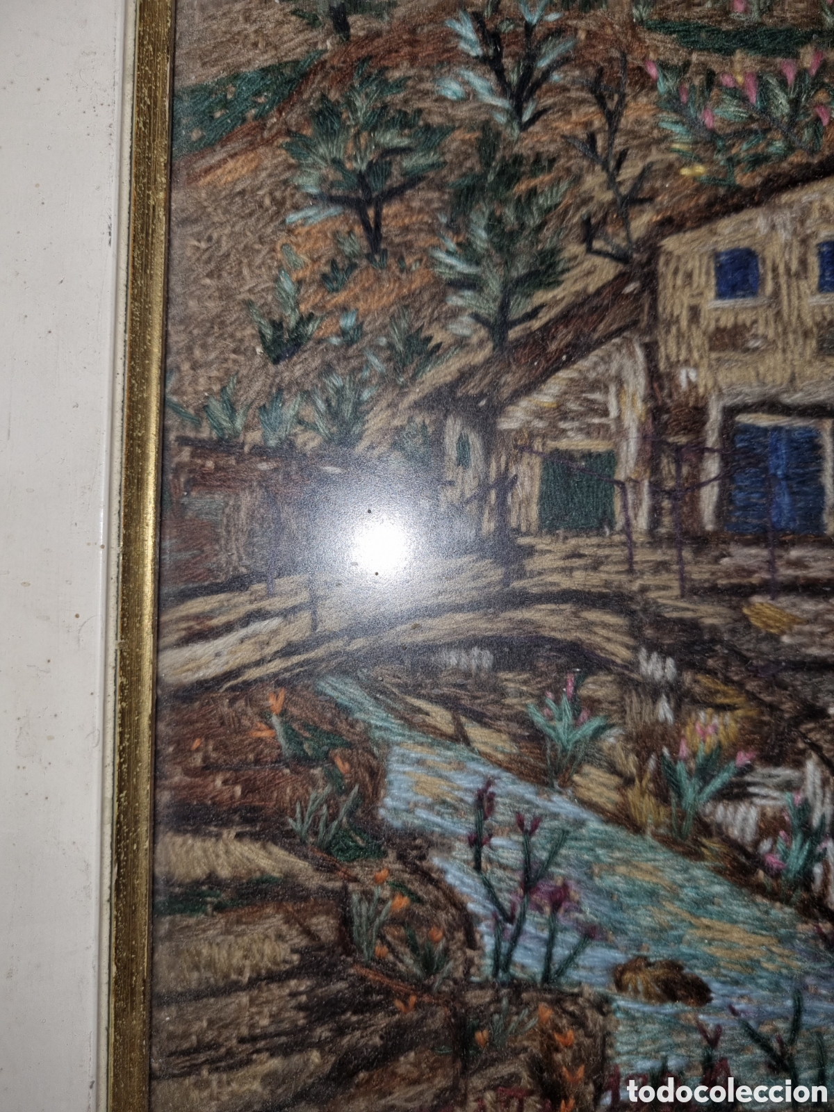 Otros objetos de arte: BORDADO ENMARCADO... - Foto 3
