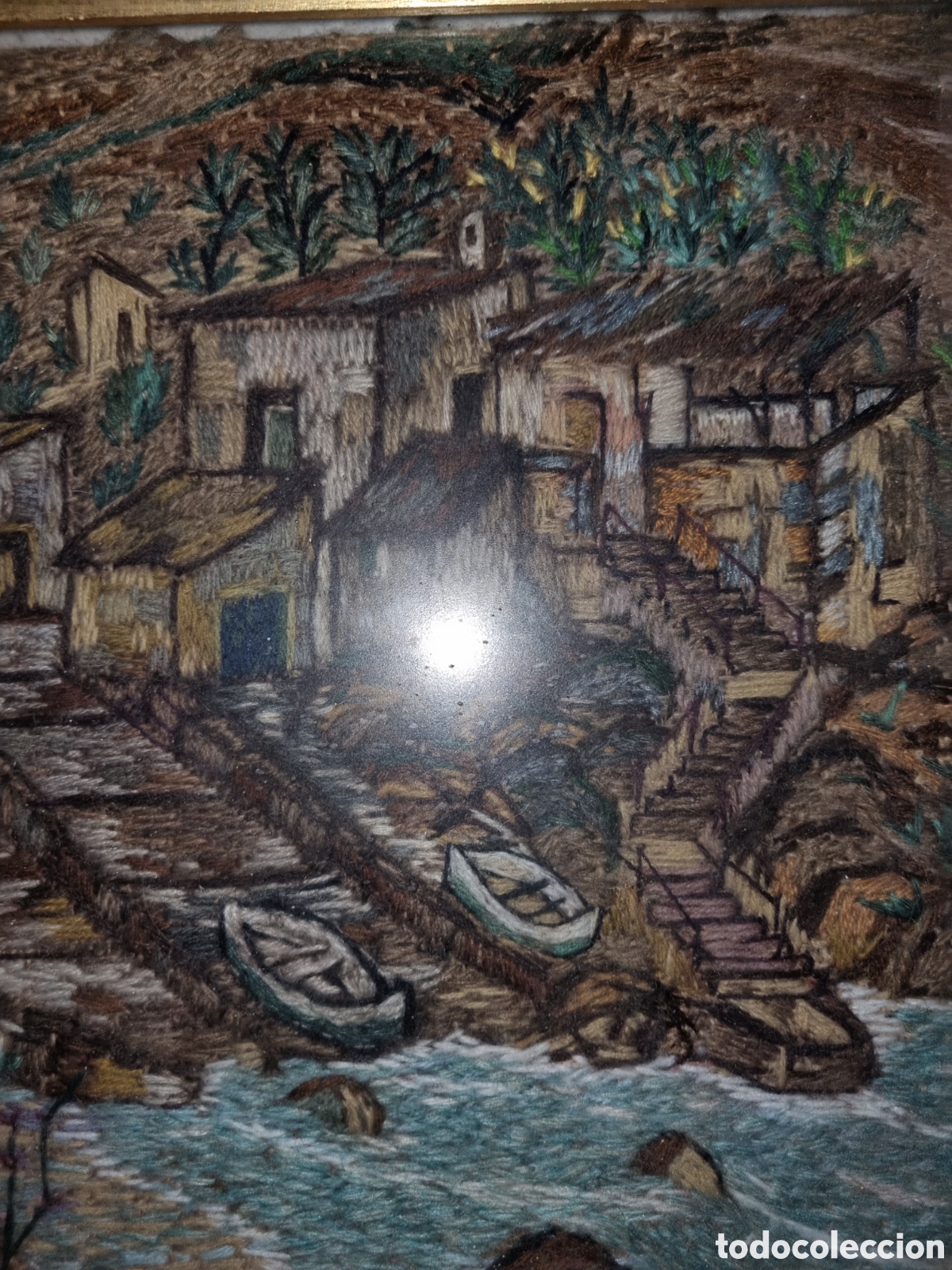 Otros objetos de arte: BORDADO ENMARCADO... - Foto 5