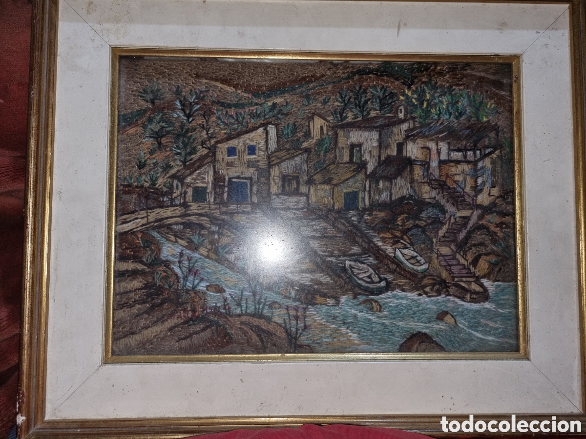 Otros objetos de arte: BORDADO ENMARCADO... - Foto 1