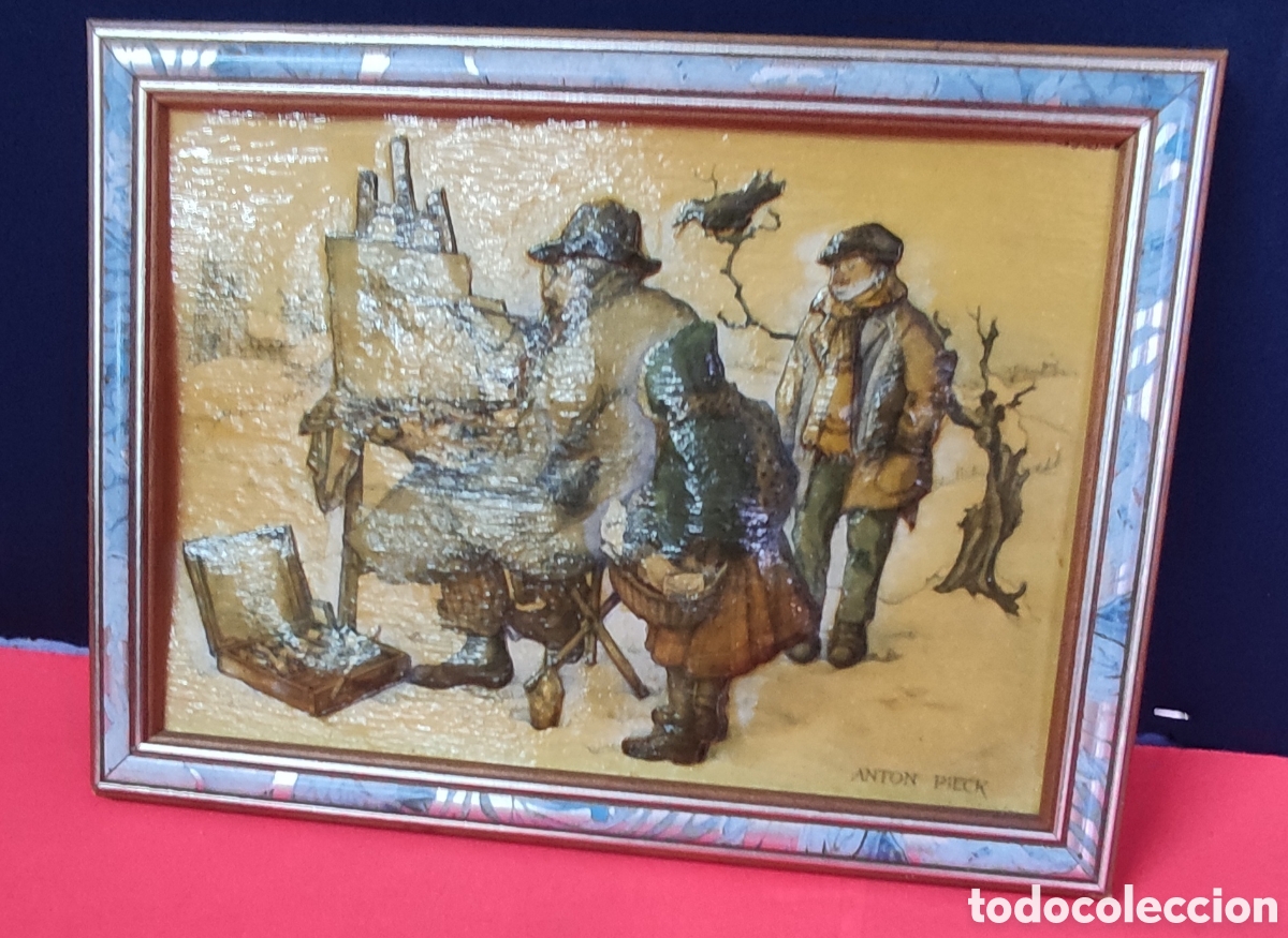 Otros objetos de arte: Esmalte original Abton Pieck - Foto 1