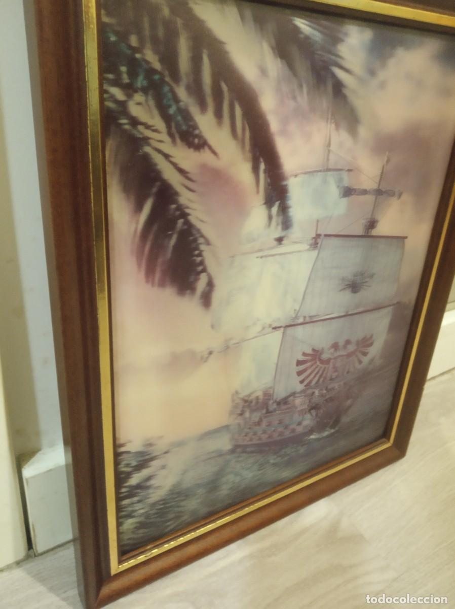 Otros objetos de arte: Cuadro barco imperial 3D - Foto 2