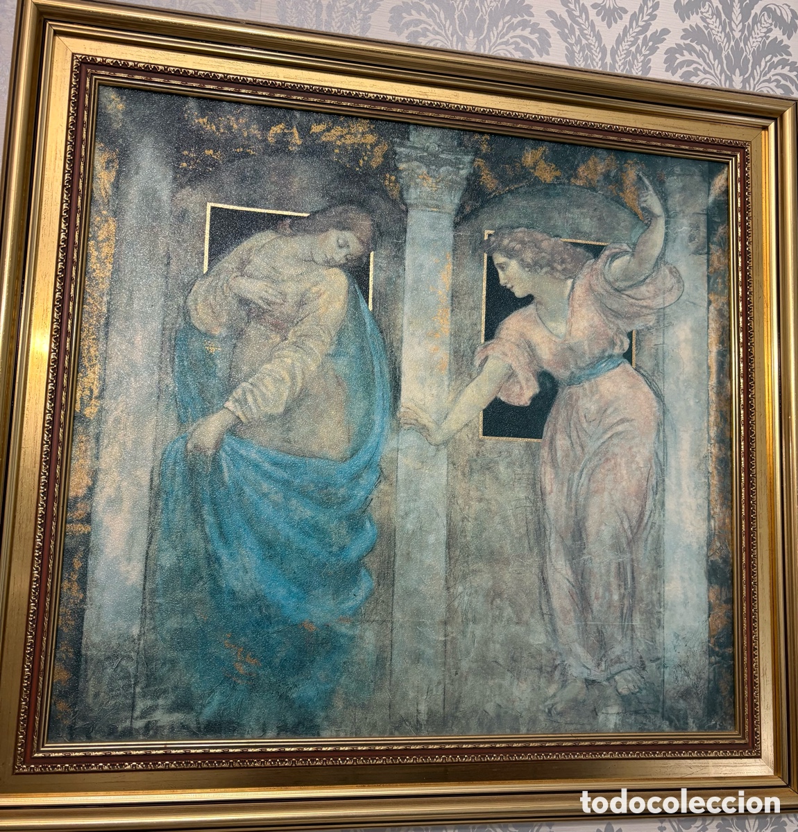 Otros objetos de arte: Cuadro estilo Prerrafaelita - Foto 1