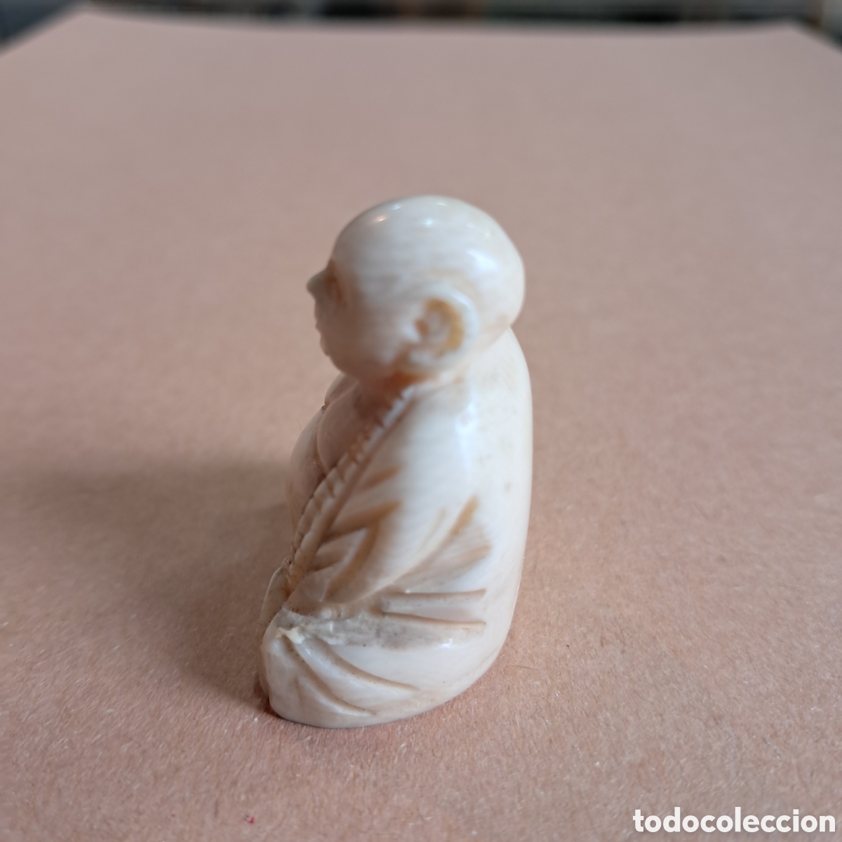 Otros objetos de arte: Buda tallado en marfil - Foto 2