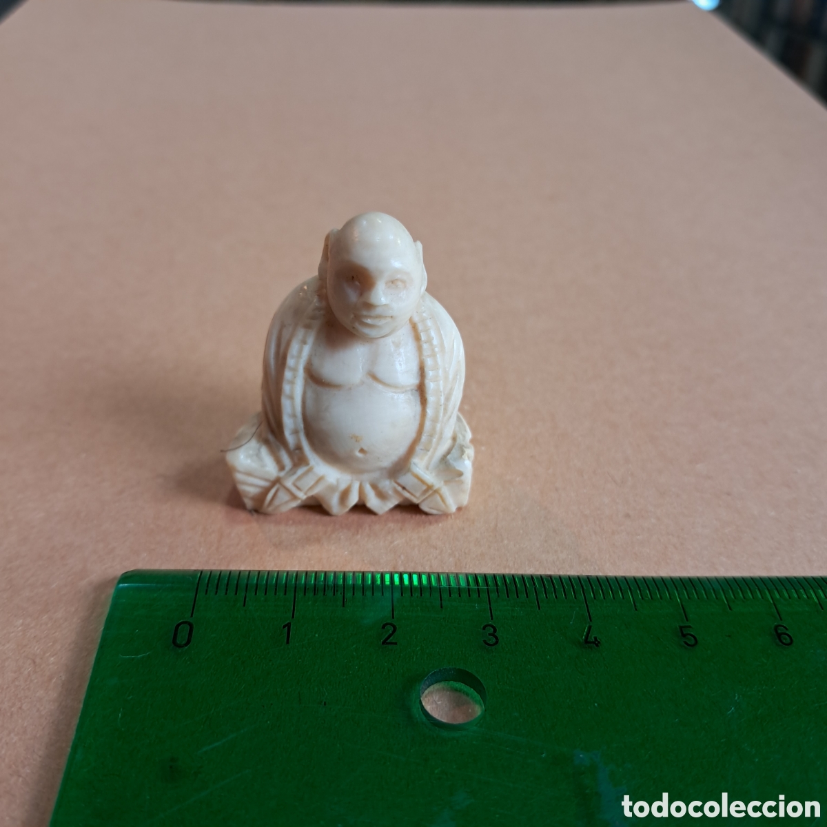 Otros objetos de arte: Buda tallado en marfil - Foto 5