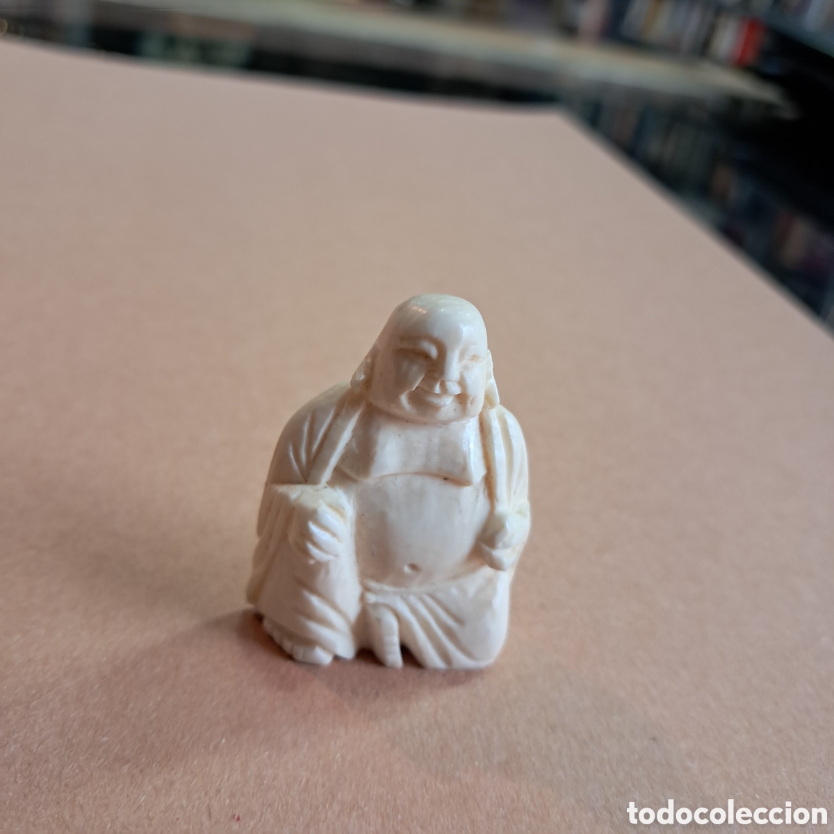 Otros objetos de arte: Buda tallado en marfil - Foto 2