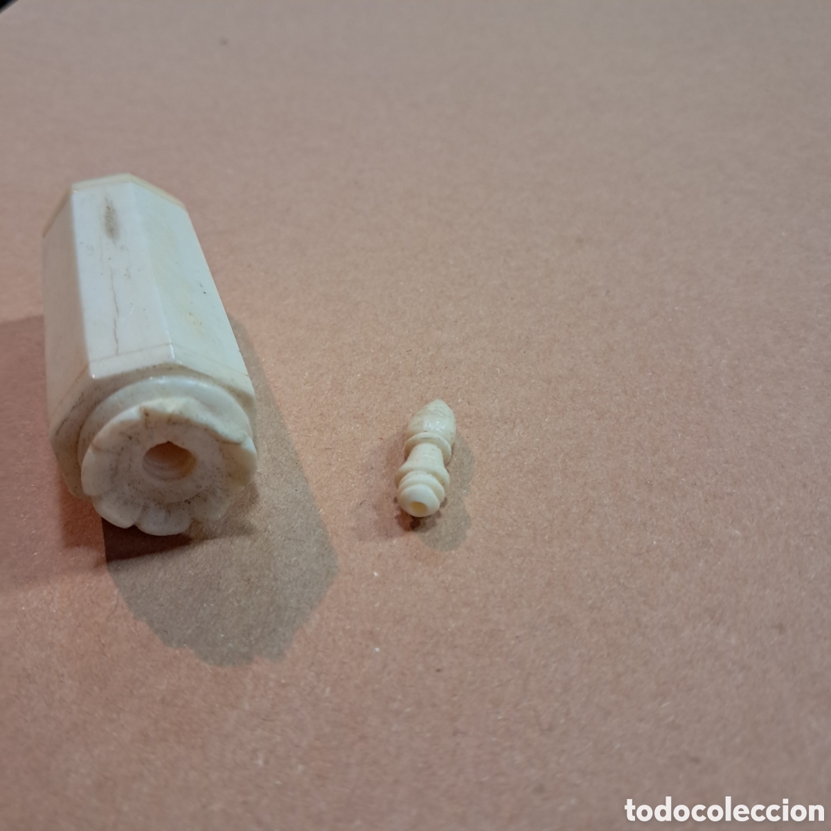 Otros objetos de arte: Recipiente chino tallado en marfil para perfume - Foto 5