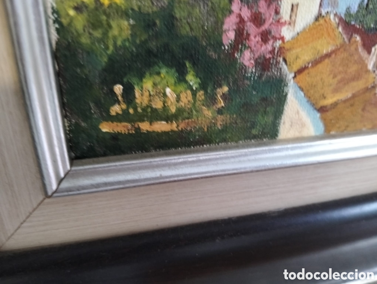 Otros objetos de arte: Cuadro malaga plaza de toros - Foto 7