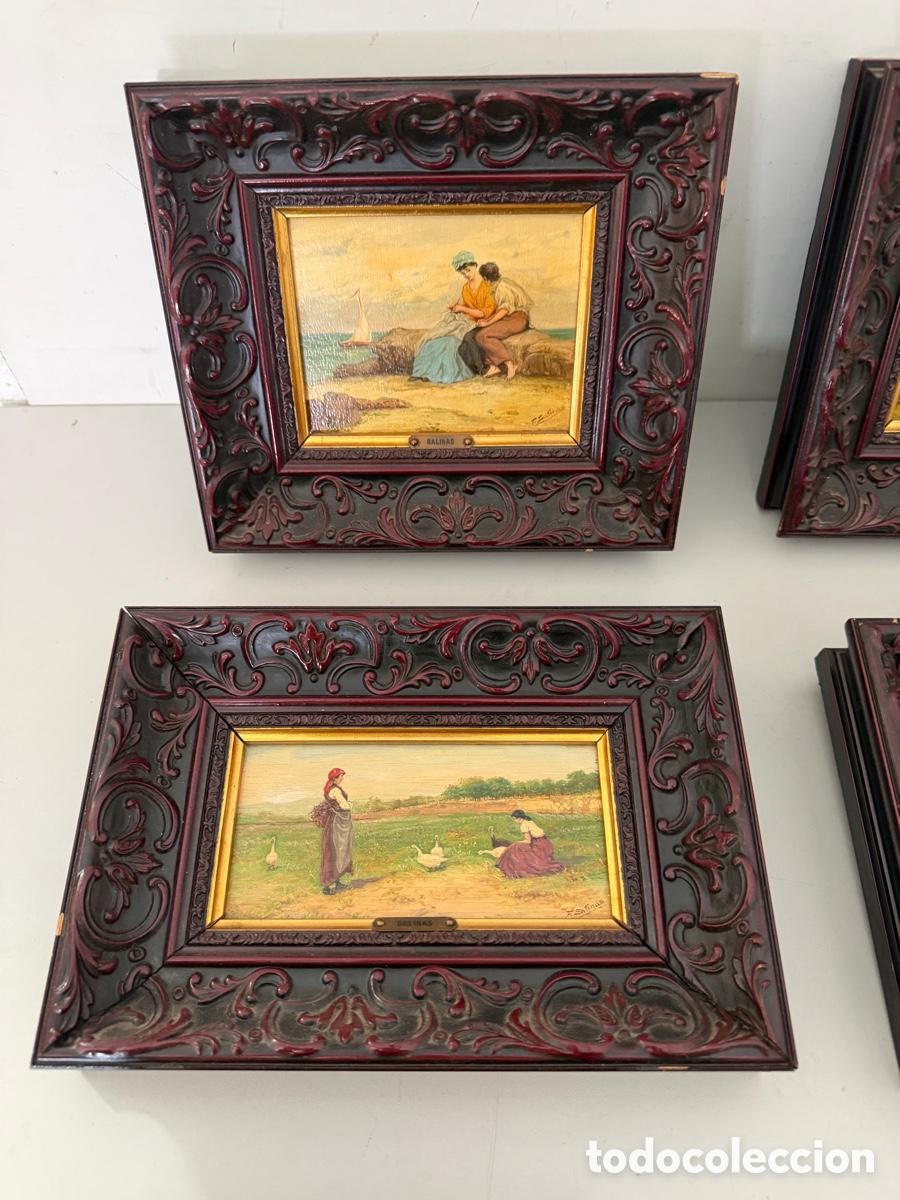Otros objetos de arte: Lote de cuadro decorativos salinas - Foto 4