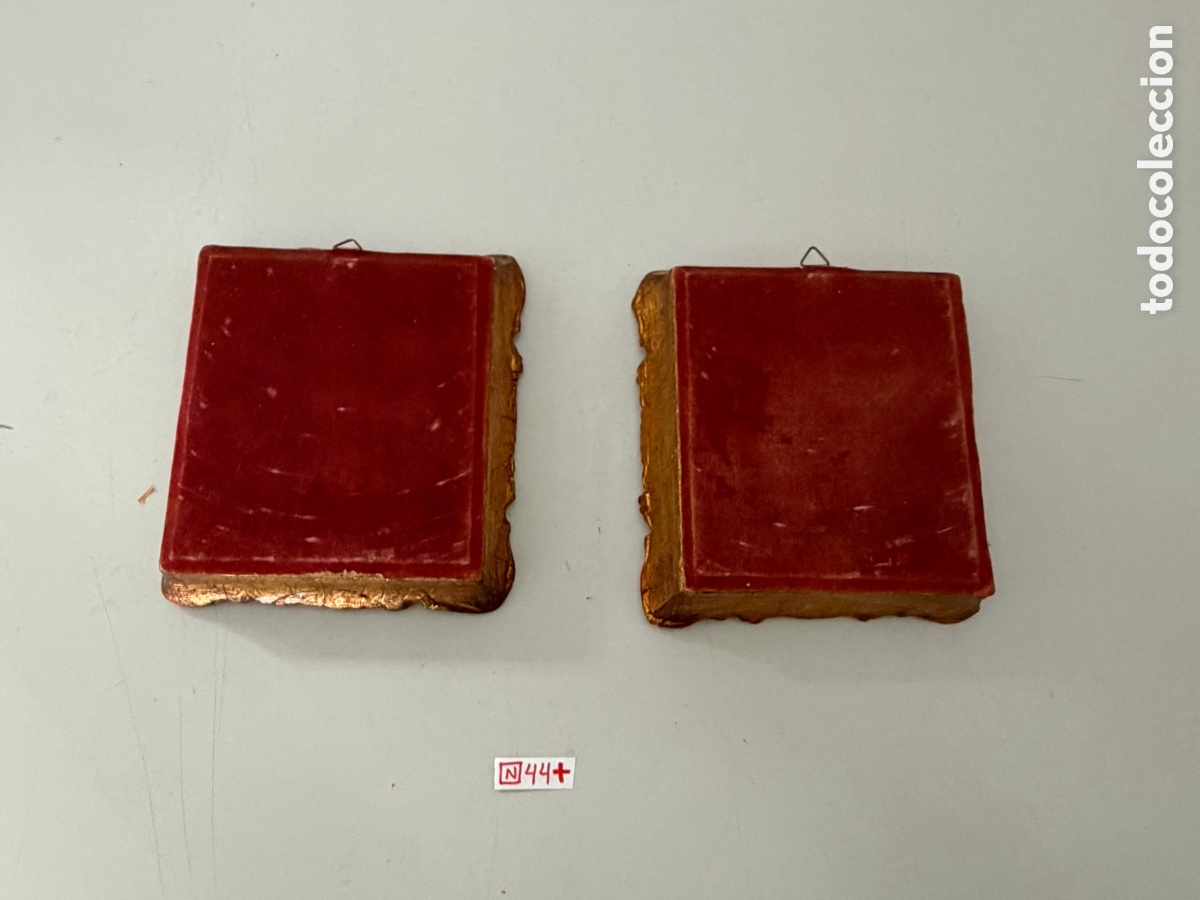Otros objetos de arte: Cuadro miniatura, firmado antiguos - Foto 4