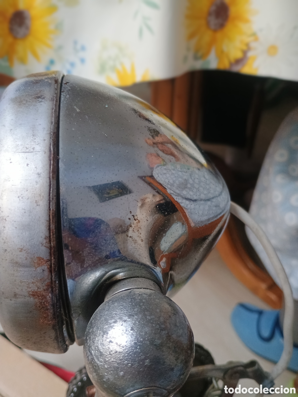 Otros objetos de arte: LAMPARA DE DISE&Ntilde;O PIEZAS MOTO - Foto 4
