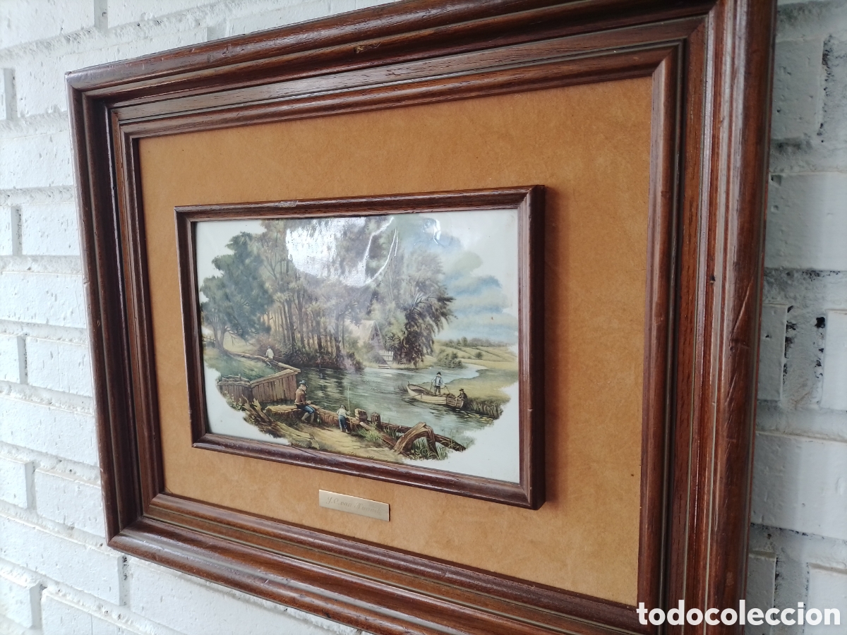 Otros objetos de arte: Cuadro firmado J.C Van Hunnik. - Foto 5