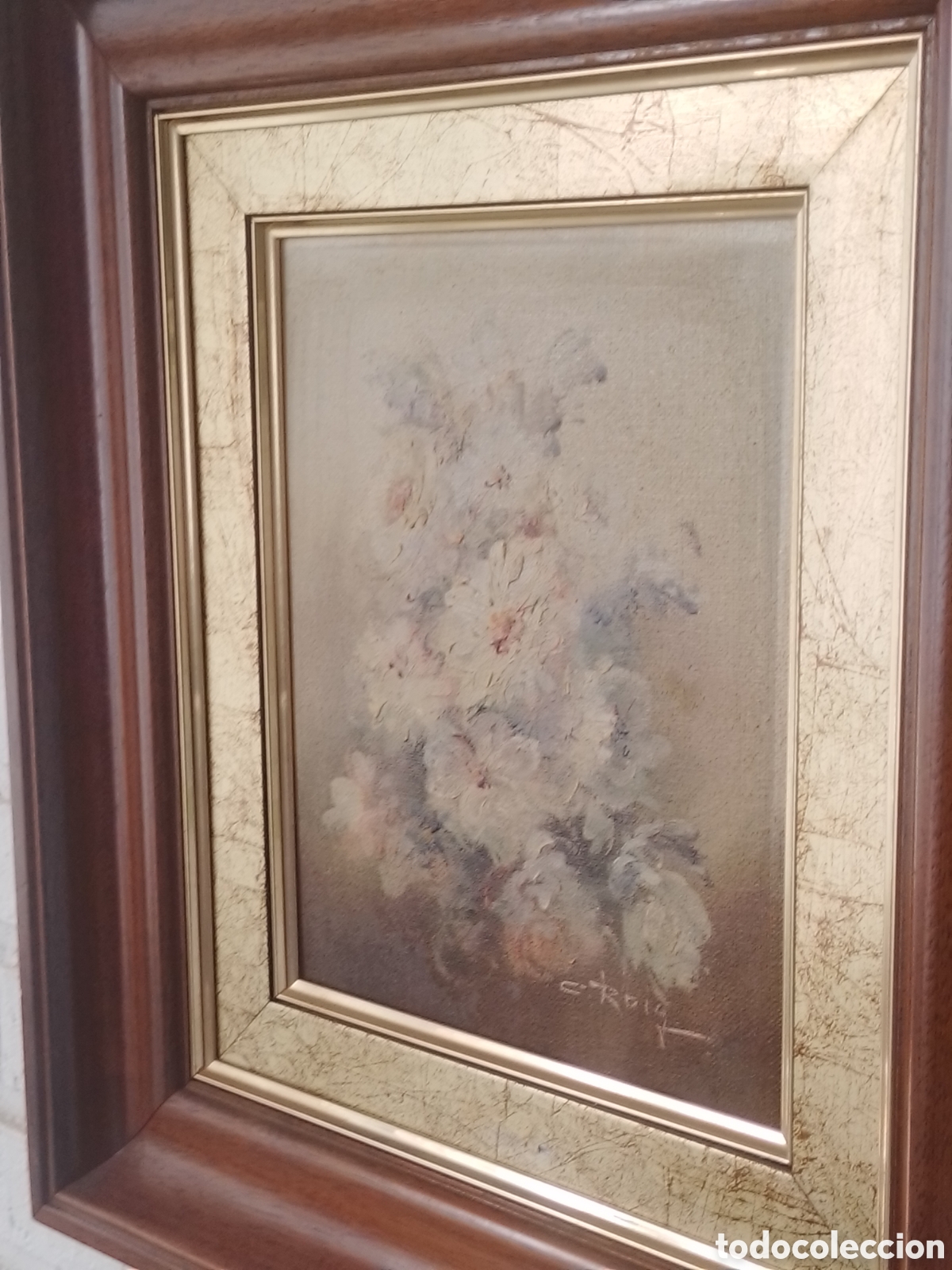 Otros objetos de arte: Cuadro firmado C.Roig. - Foto 4