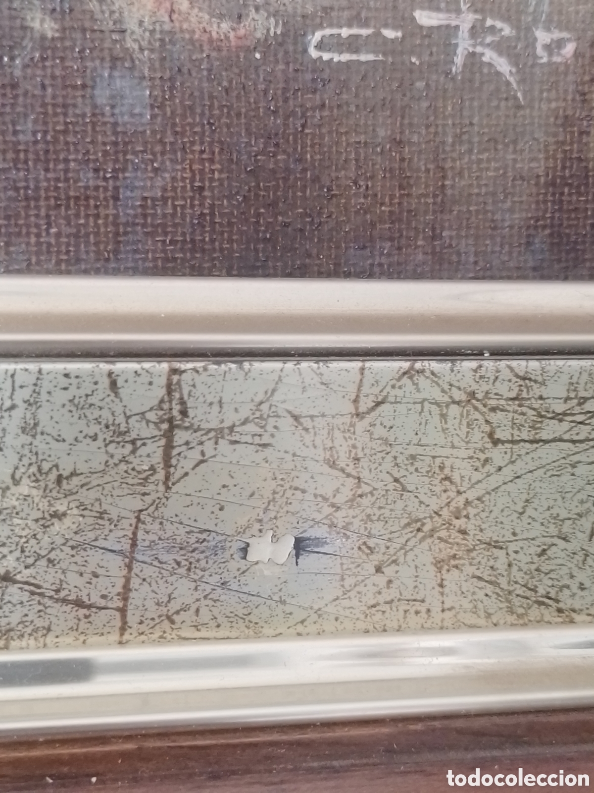 Otros objetos de arte: Cuadro firmado C.Roig. - Foto 6