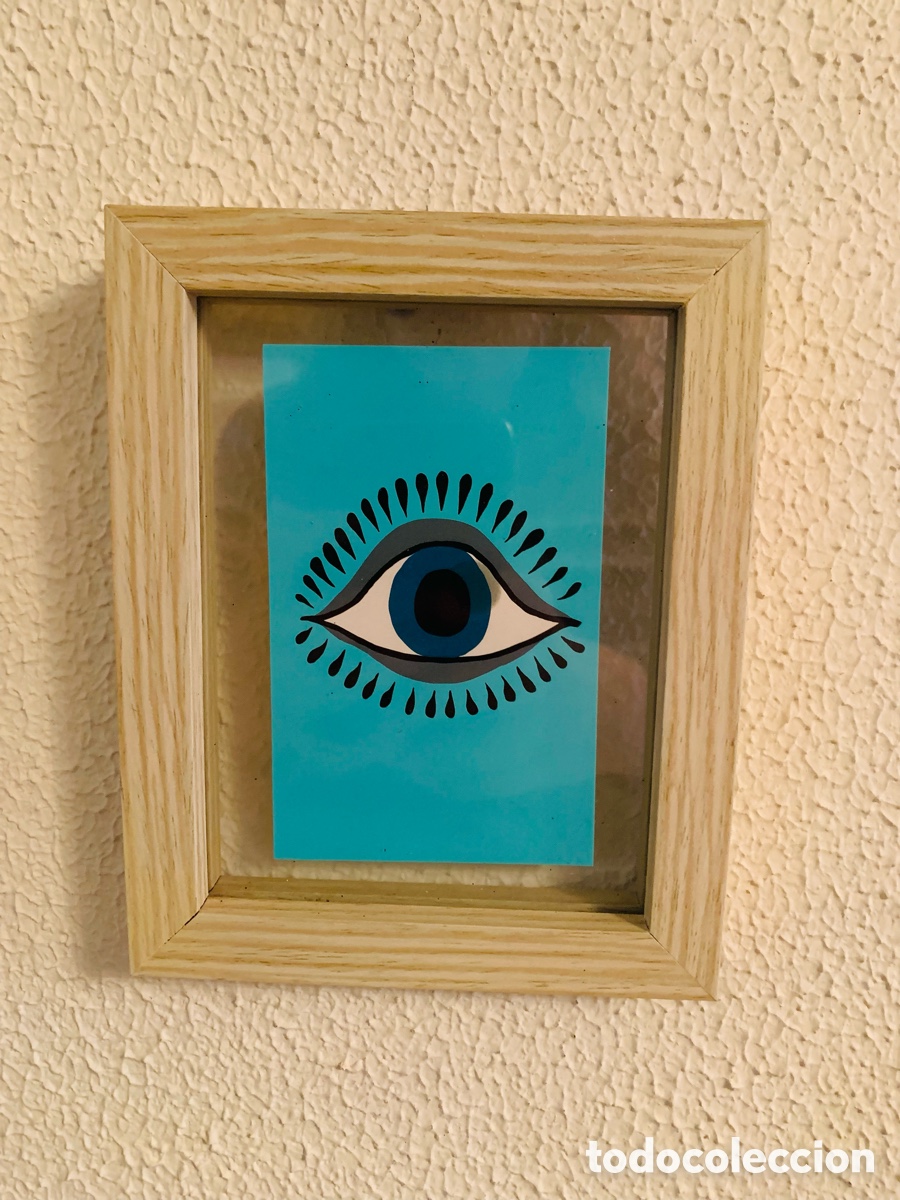 Otros objetos de arte: Cuadro con ojo en acr&iacute;lico - Foto 4
