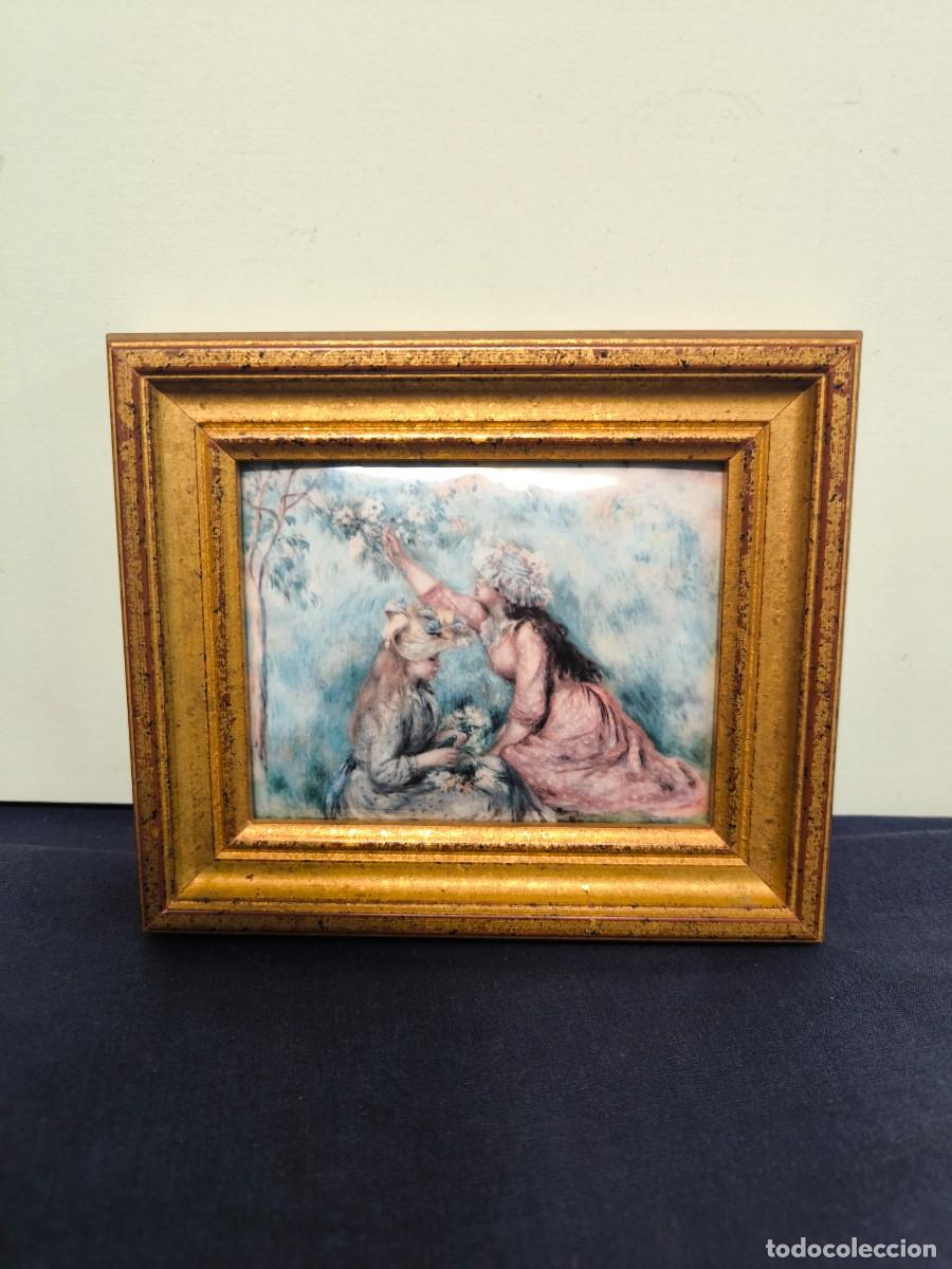 Otros objetos de arte: ESMALTE FRANCES OBRA DE RENOIR - Foto 2