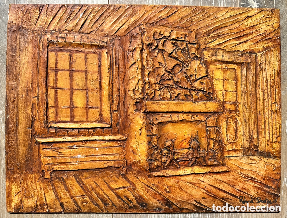 Arte: Obra de Roland Dostie. Caba&ntilde;a Canadiense.