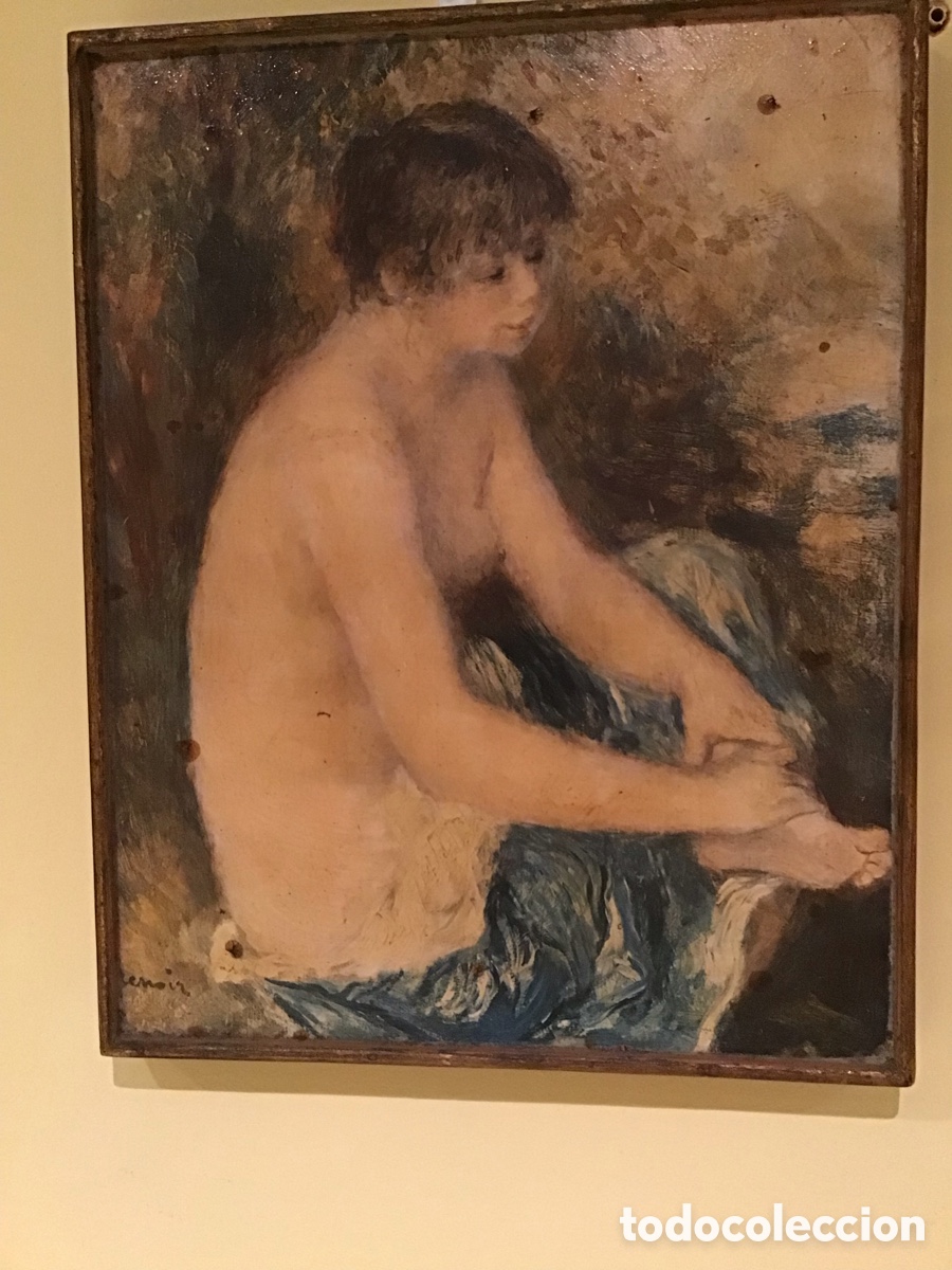 Otros Objetos de Arte: Peque&ntilde;o Desnudo en azul
