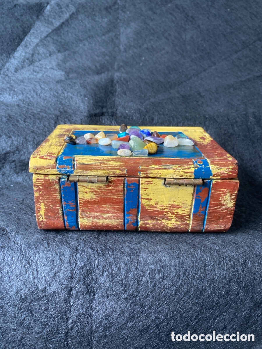 Otros objetos de arte: Libro-joyero de HLH decorado y pintado a mano - Foto 5