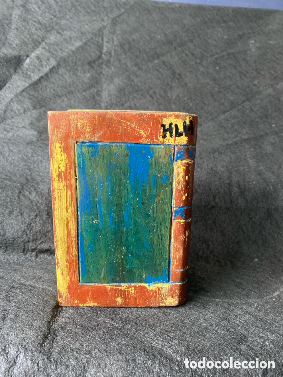 Otros objetos de arte: Libro-joyero de HLH decorado y pintado a mano - Foto 6