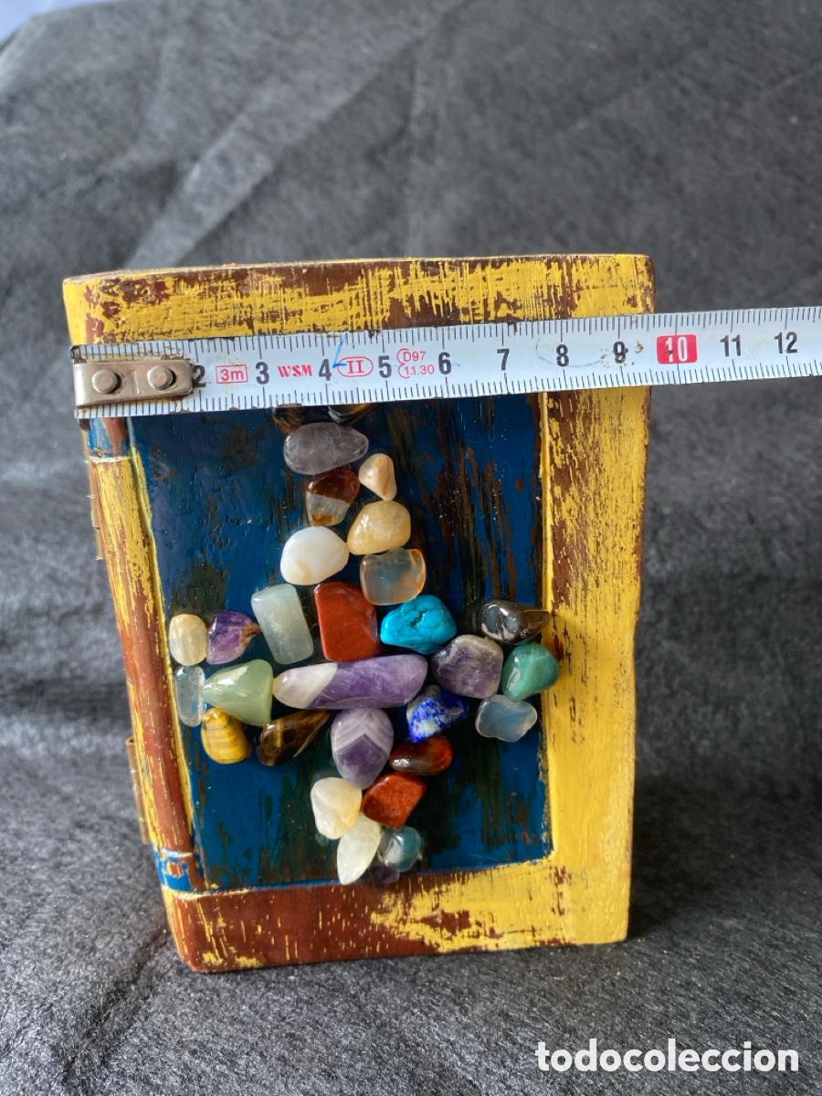 Otros objetos de arte: Libro-joyero de HLH decorado y pintado a mano - Foto 8