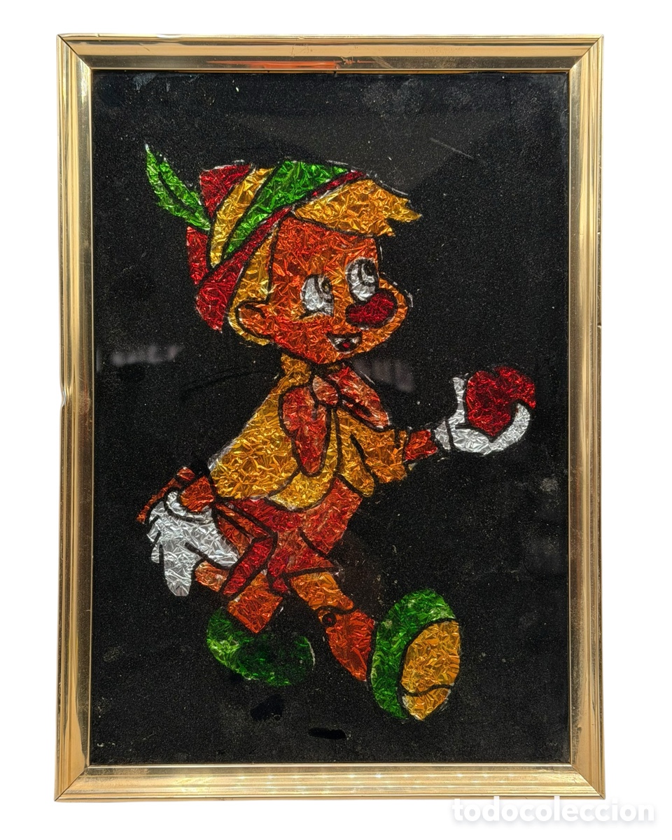 Arte: Collage Pinocho Enmarcado